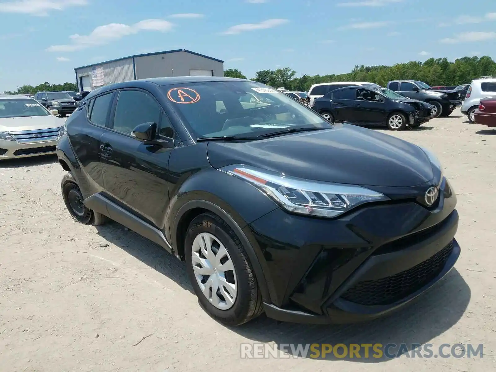 1 Photograph of a damaged car JTNKHMBX4L1069030 TOYOTA C-HR 2020