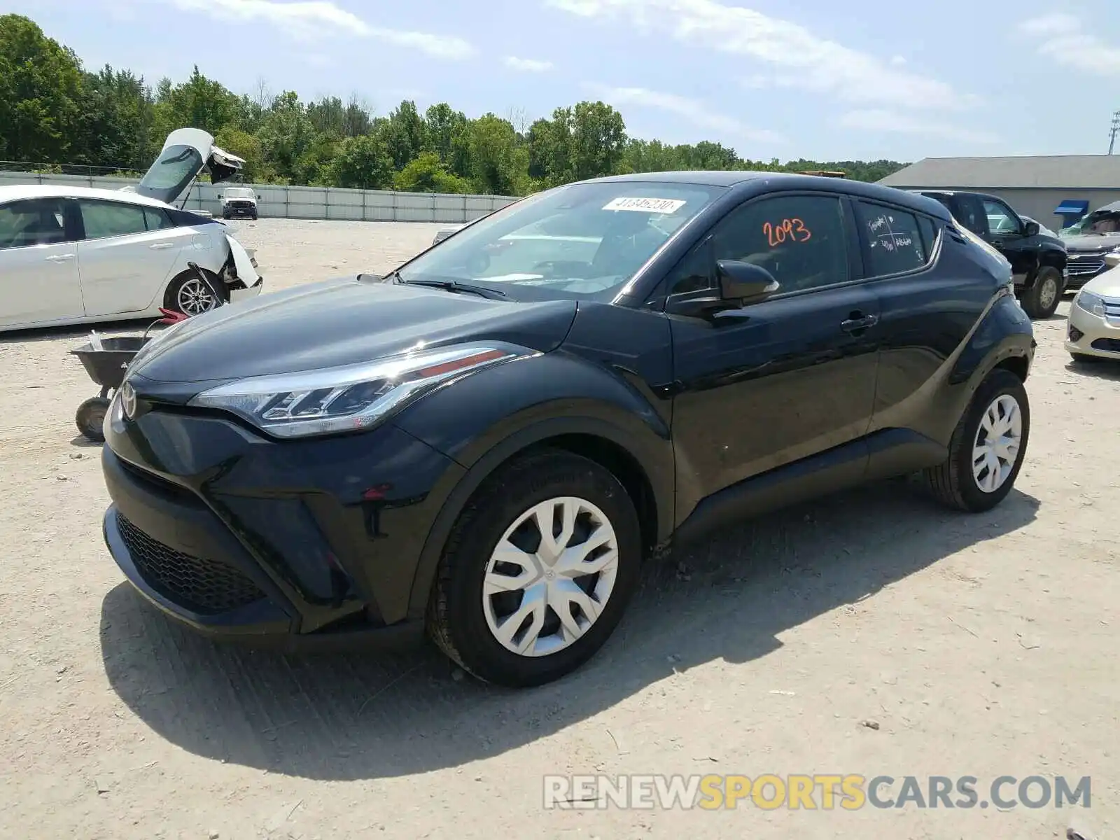 2 Фотография поврежденного автомобиля JTNKHMBX4L1069030 TOYOTA C-HR 2020