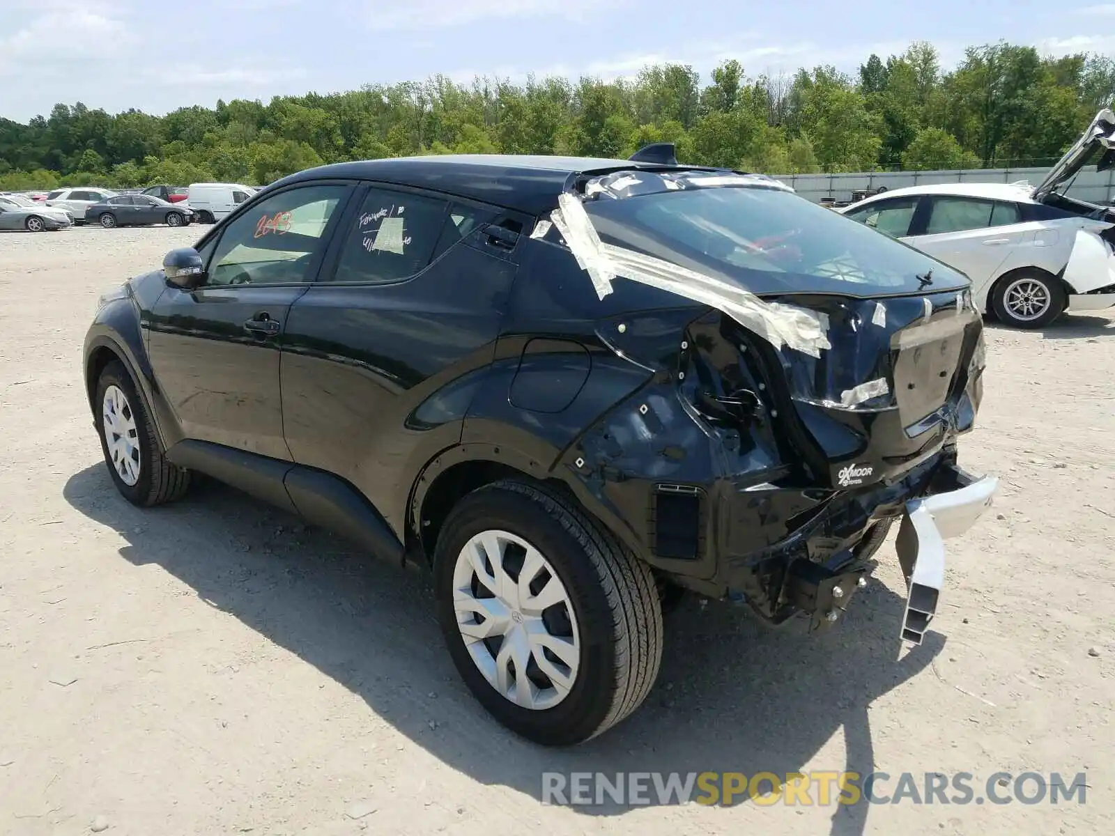 3 Фотография поврежденного автомобиля JTNKHMBX4L1069030 TOYOTA C-HR 2020