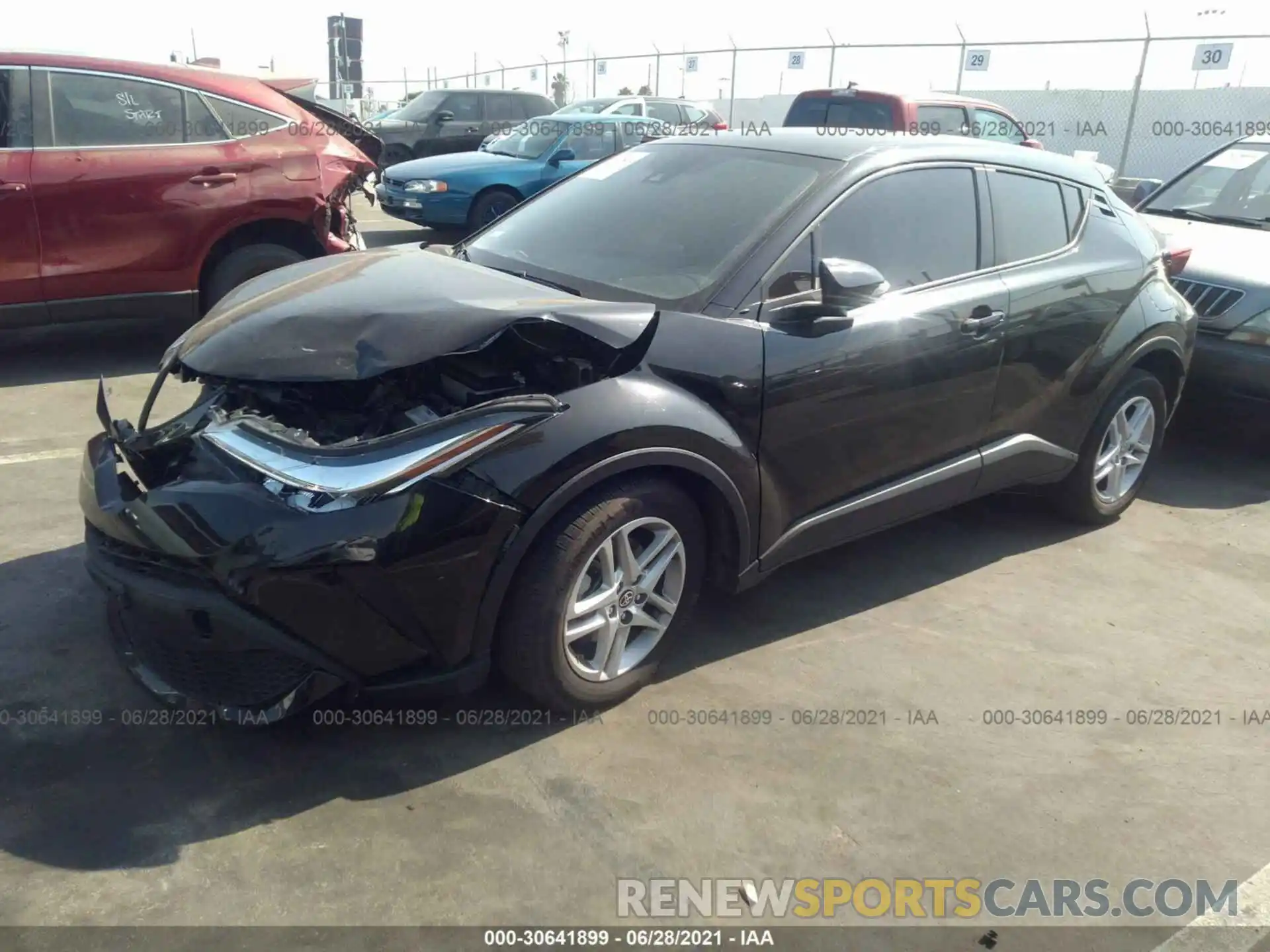 2 Photograph of a damaged car JTNKHMBX4L1069335 TOYOTA C-HR 2020