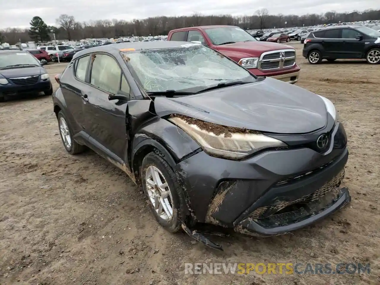 1 Photograph of a damaged car JTNKHMBX4L1072073 TOYOTA C-HR 2020