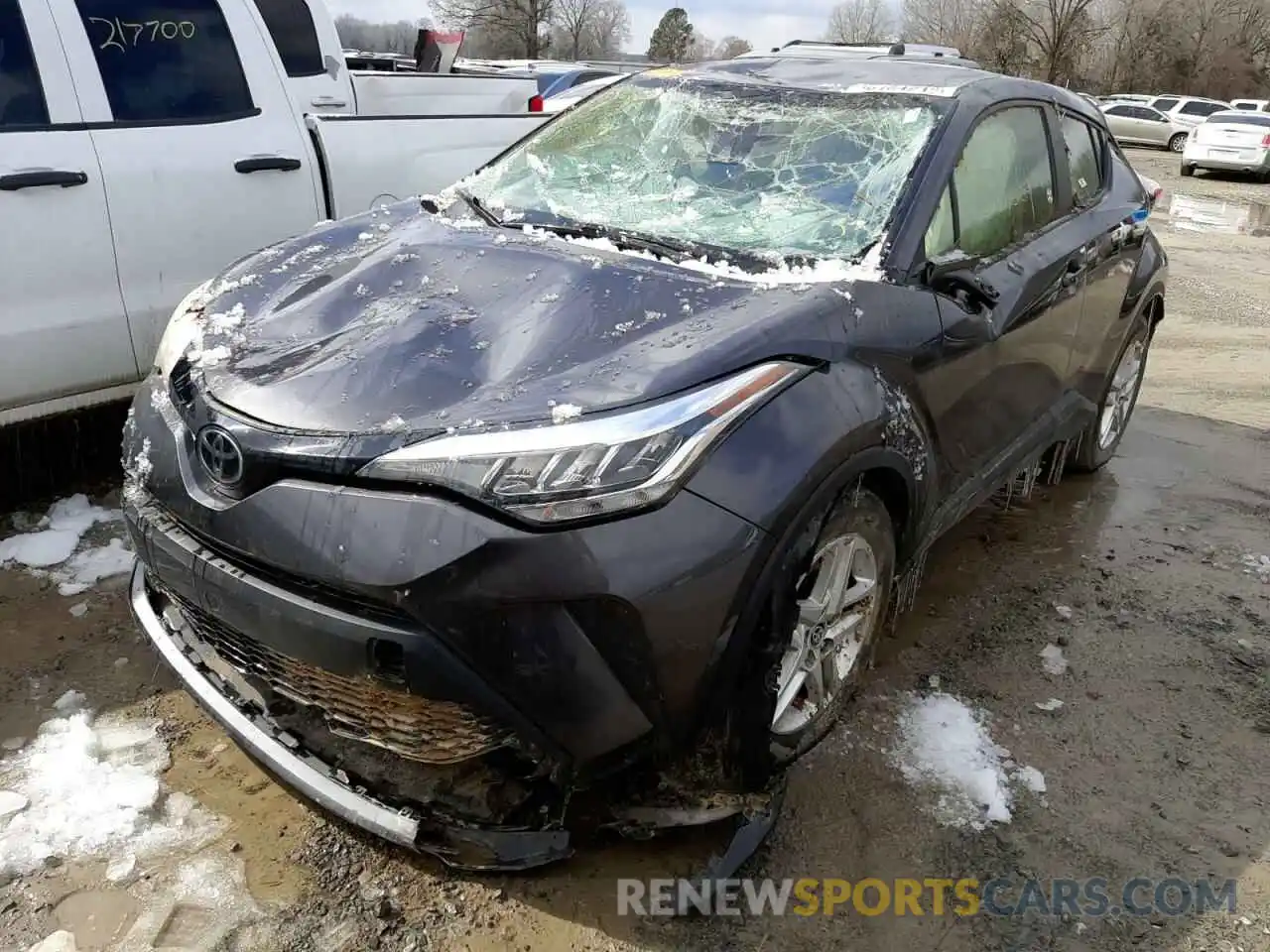 2 Photograph of a damaged car JTNKHMBX4L1072073 TOYOTA C-HR 2020