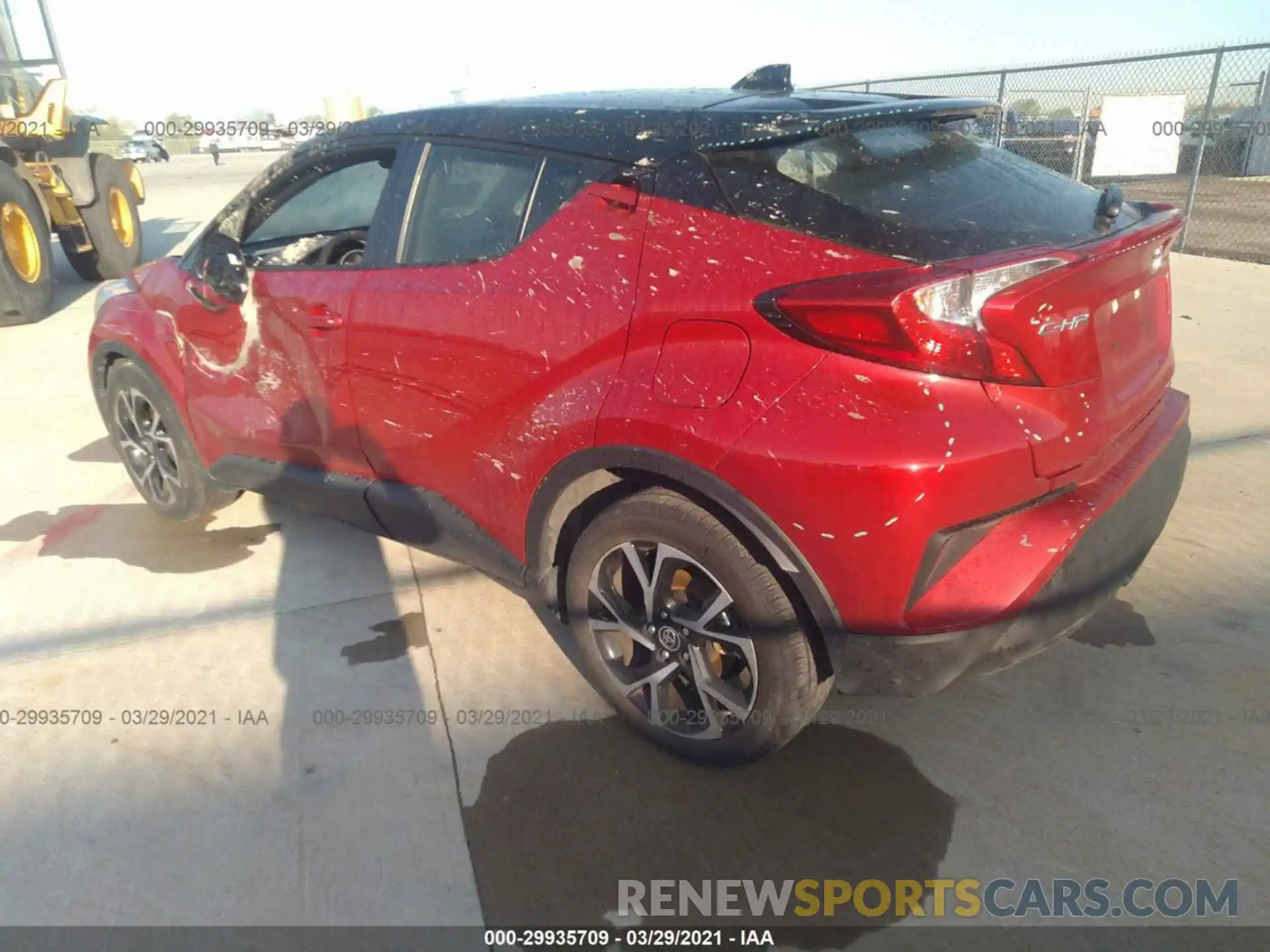 3 Photograph of a damaged car JTNKHMBX4L1078603 TOYOTA C-HR 2020