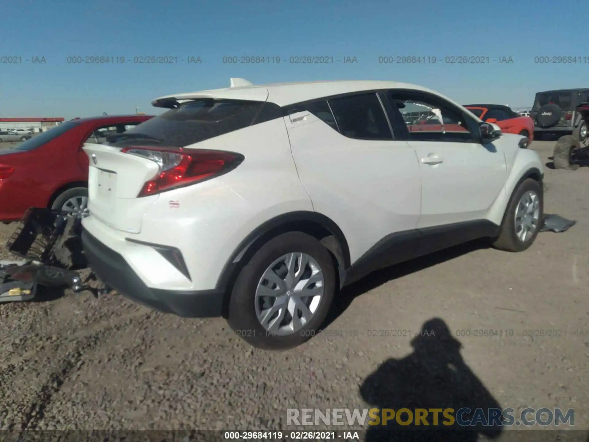 3 Photograph of a damaged car JTNKHMBX4L1079282 TOYOTA C-HR 2020