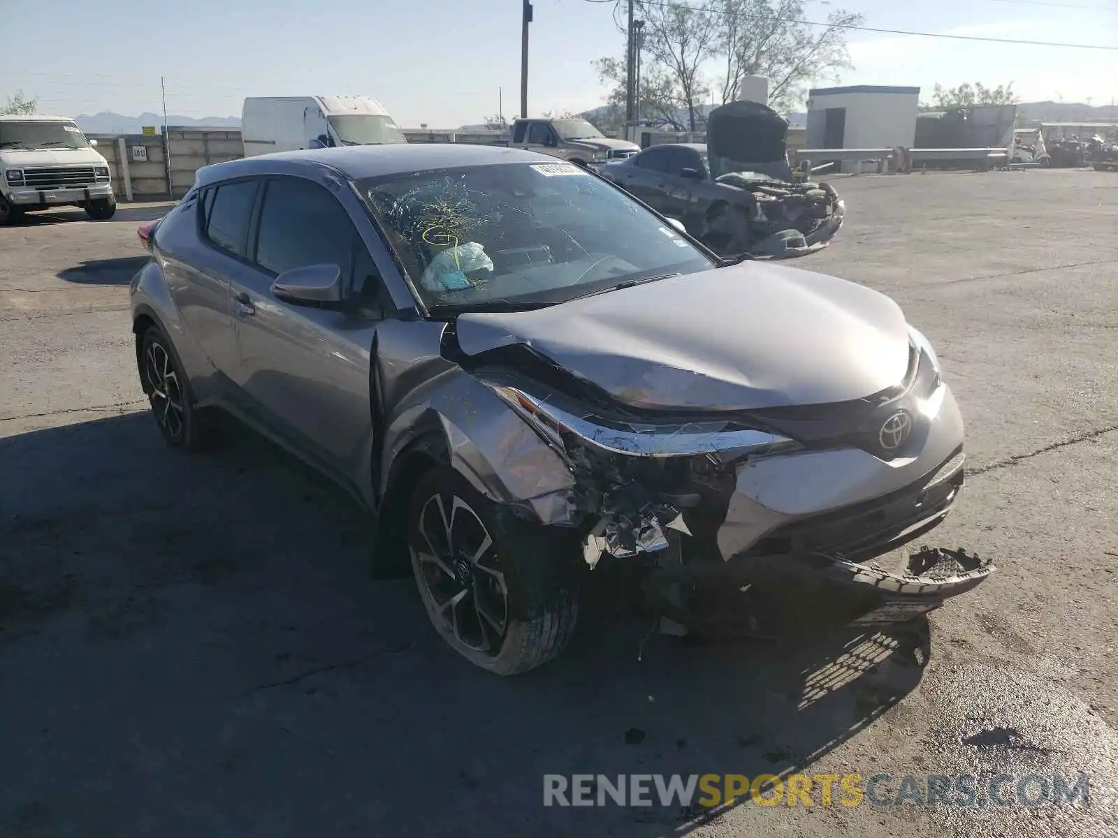 1 Photograph of a damaged car JTNKHMBX4L1080299 TOYOTA C-HR 2020