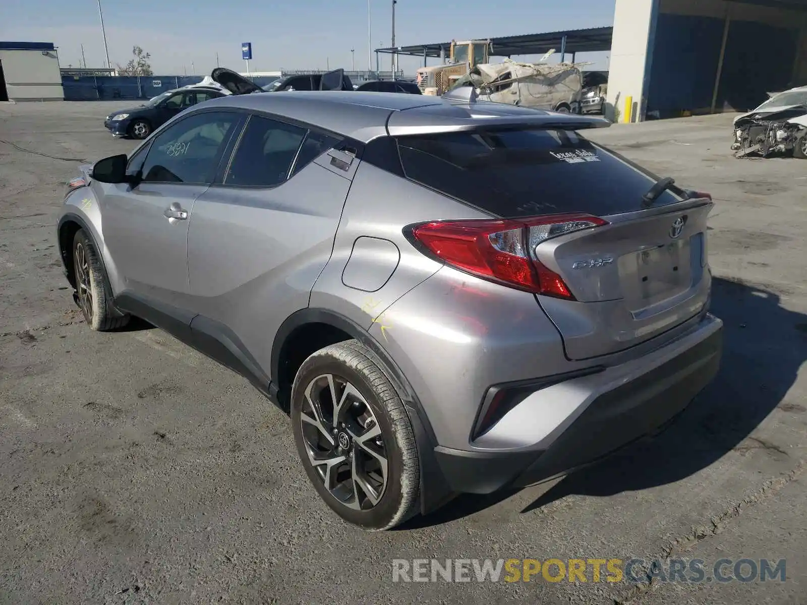 3 Photograph of a damaged car JTNKHMBX4L1080299 TOYOTA C-HR 2020