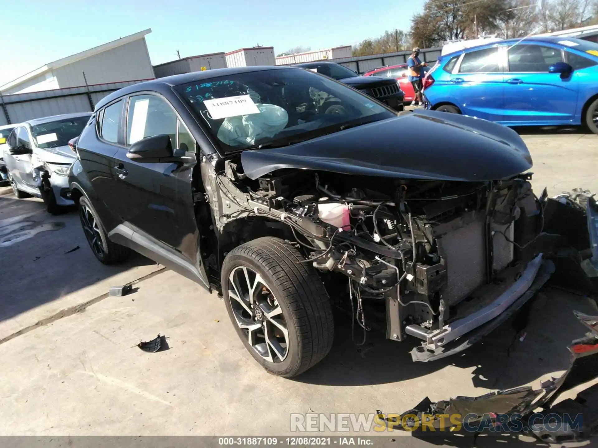 1 Photograph of a damaged car JTNKHMBX4L1084109 TOYOTA C-HR 2020