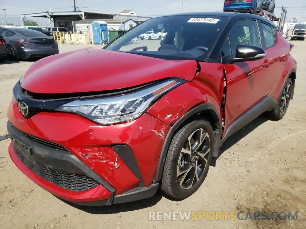 2 Photograph of a damaged car JTNKHMBX4L1084238 TOYOTA C-HR 2020