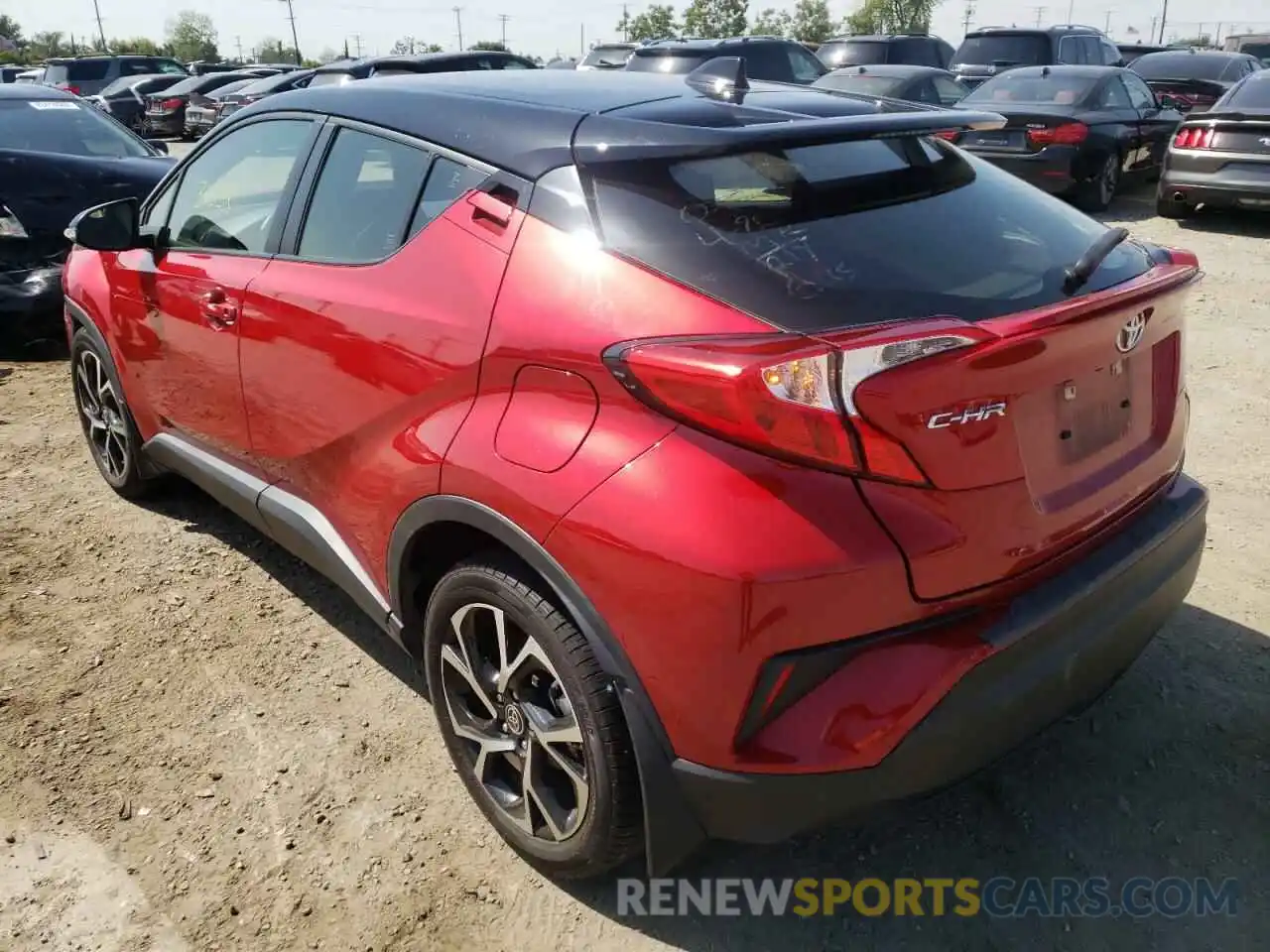 3 Photograph of a damaged car JTNKHMBX4L1084238 TOYOTA C-HR 2020