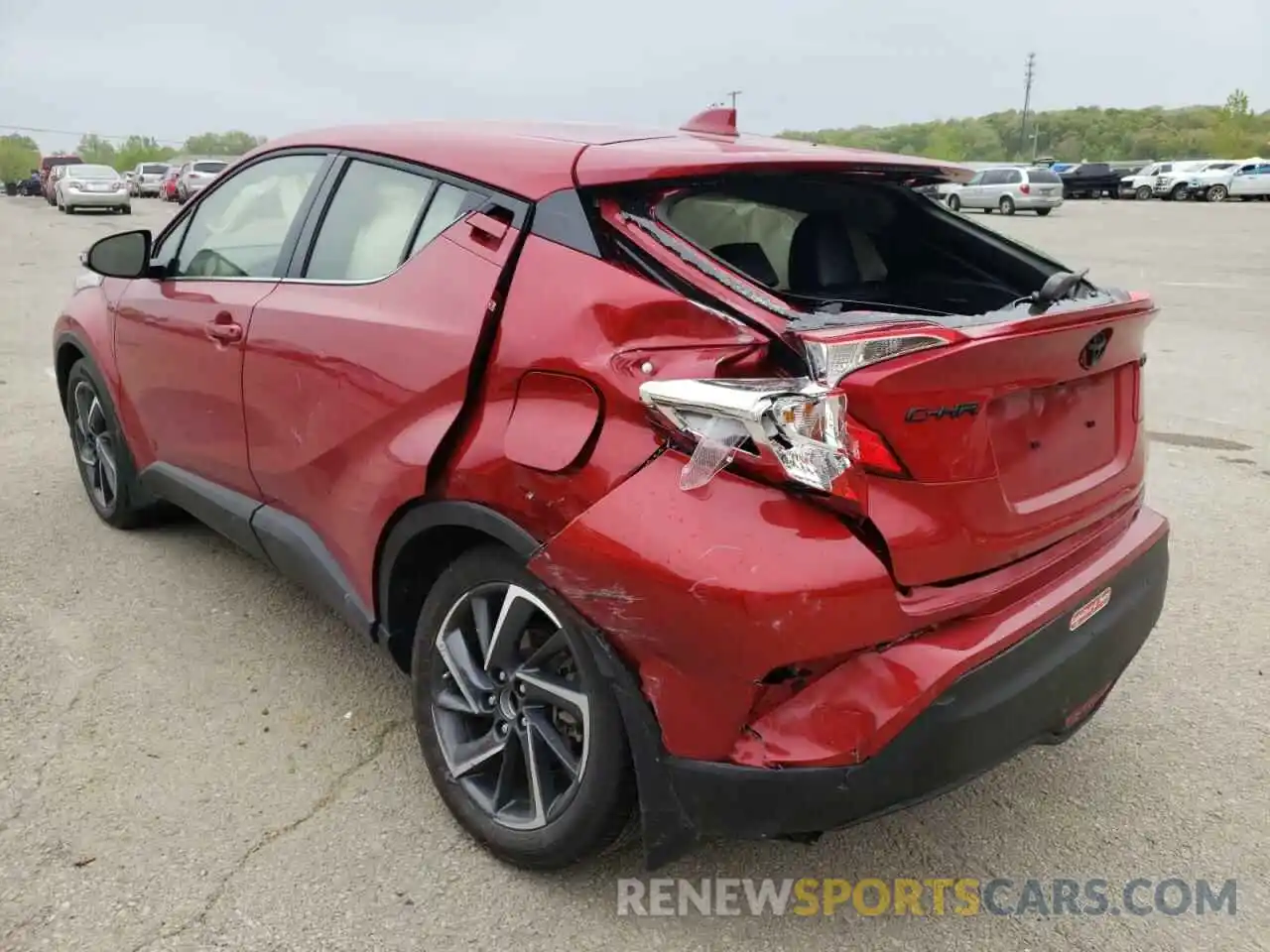 3 Photograph of a damaged car JTNKHMBX4L1086166 TOYOTA C-HR 2020