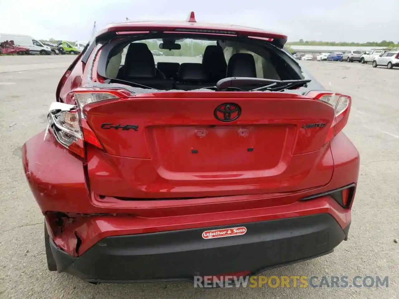 9 Photograph of a damaged car JTNKHMBX4L1086166 TOYOTA C-HR 2020