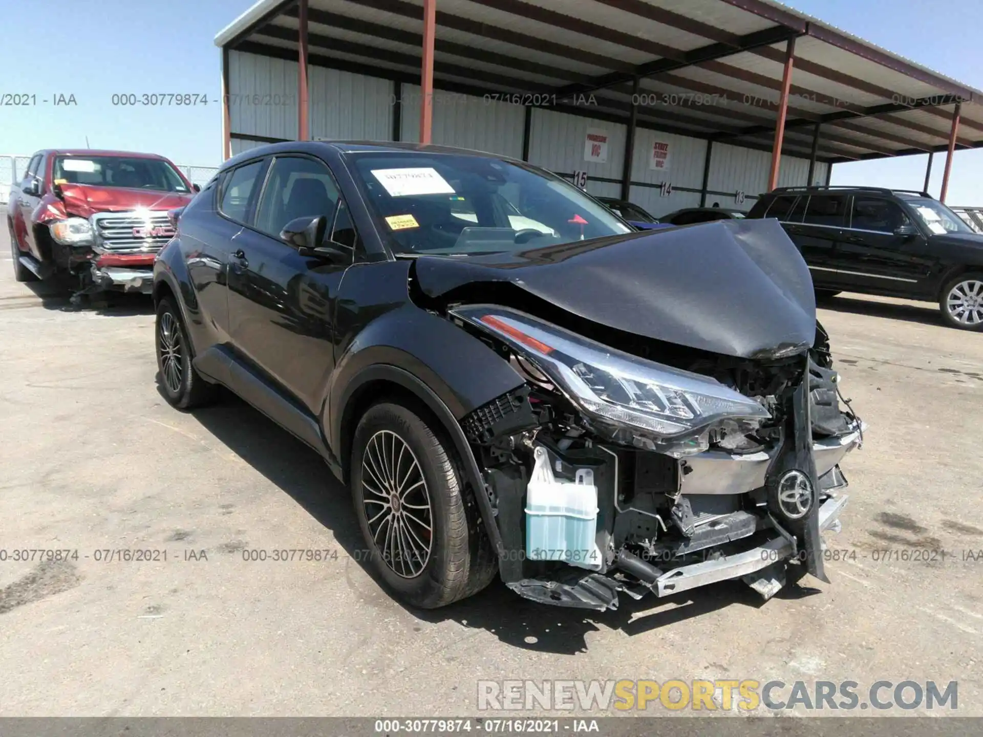 1 Photograph of a damaged car JTNKHMBX4L1088600 TOYOTA C-HR 2020