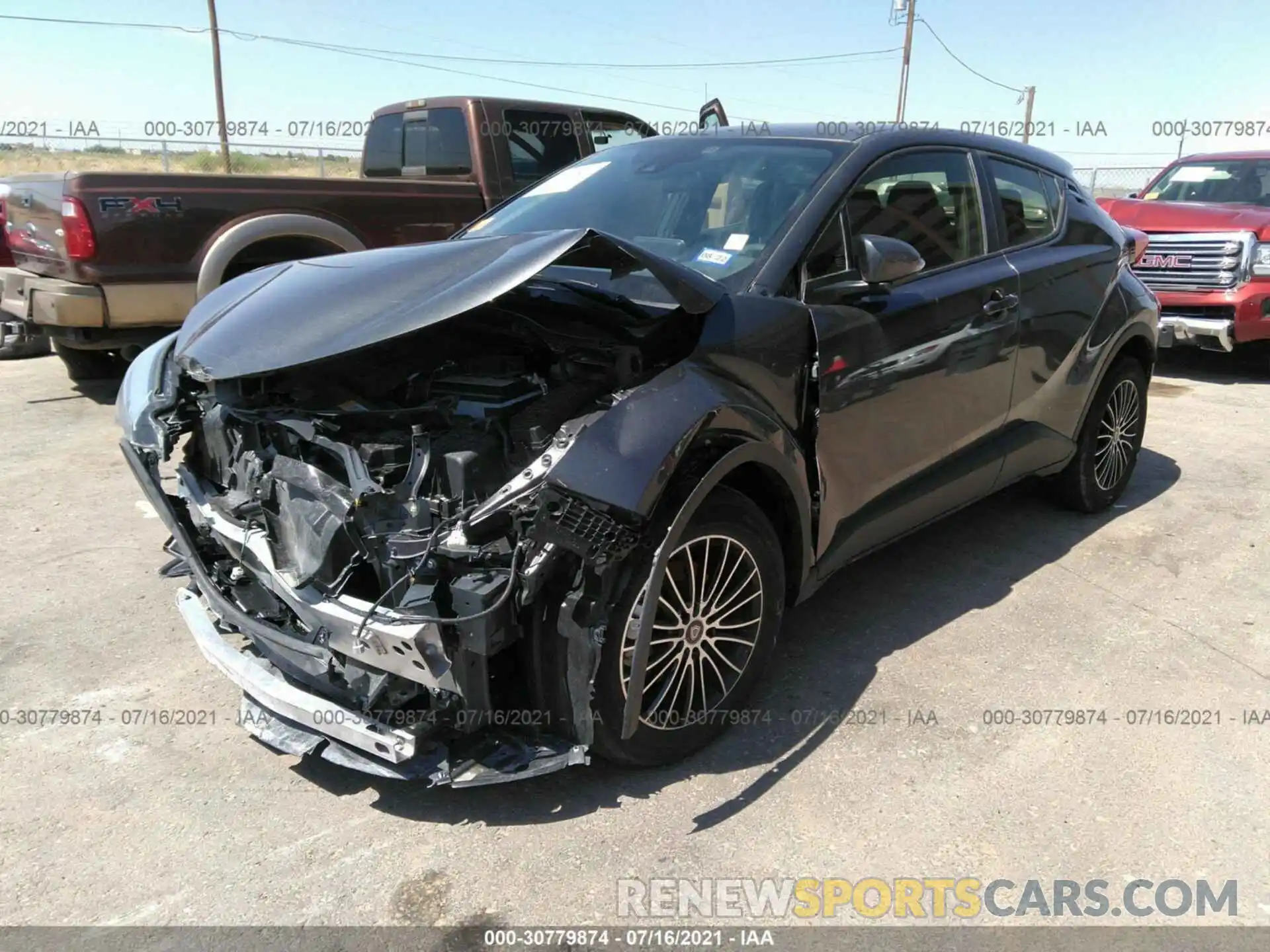 2 Photograph of a damaged car JTNKHMBX4L1088600 TOYOTA C-HR 2020