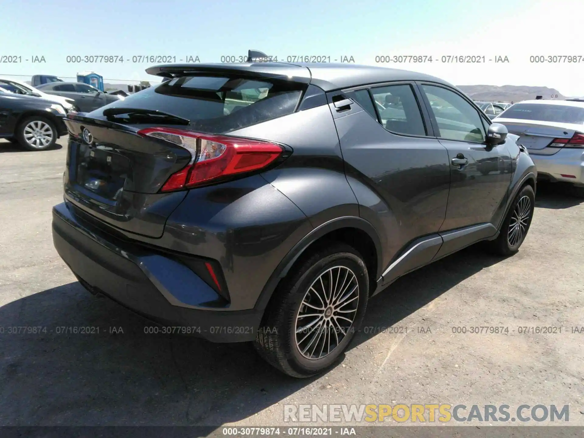 4 Фотография поврежденного автомобиля JTNKHMBX4L1088600 TOYOTA C-HR 2020