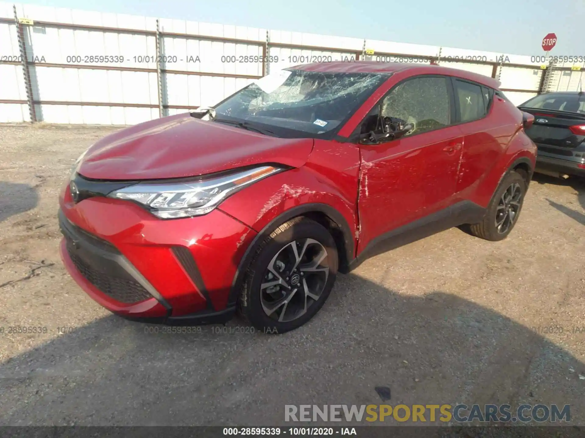 2 Photograph of a damaged car JTNKHMBX4L1089097 TOYOTA C-HR 2020