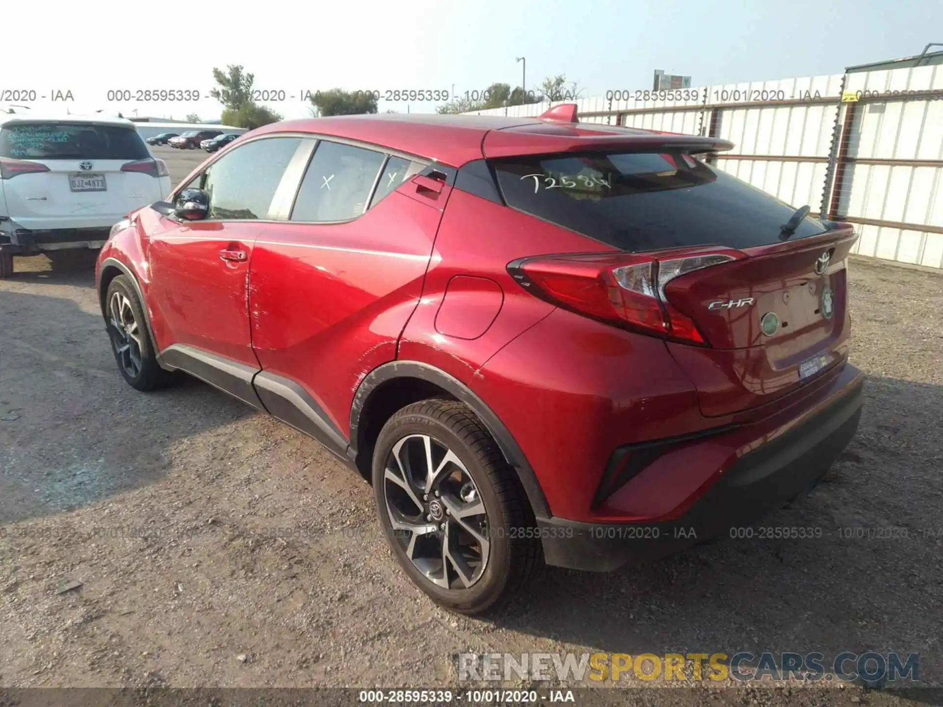 3 Photograph of a damaged car JTNKHMBX4L1089097 TOYOTA C-HR 2020