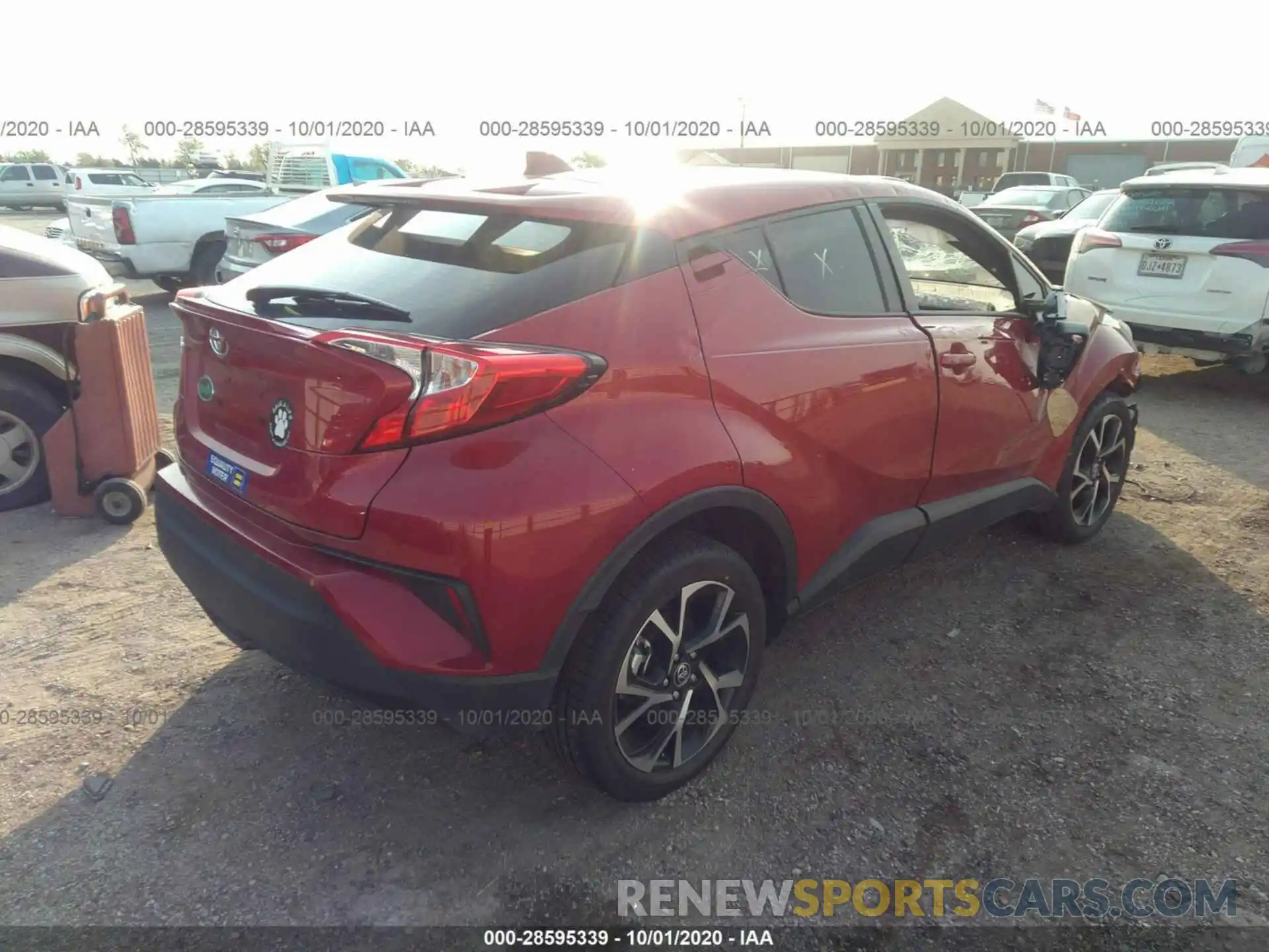 4 Photograph of a damaged car JTNKHMBX4L1089097 TOYOTA C-HR 2020