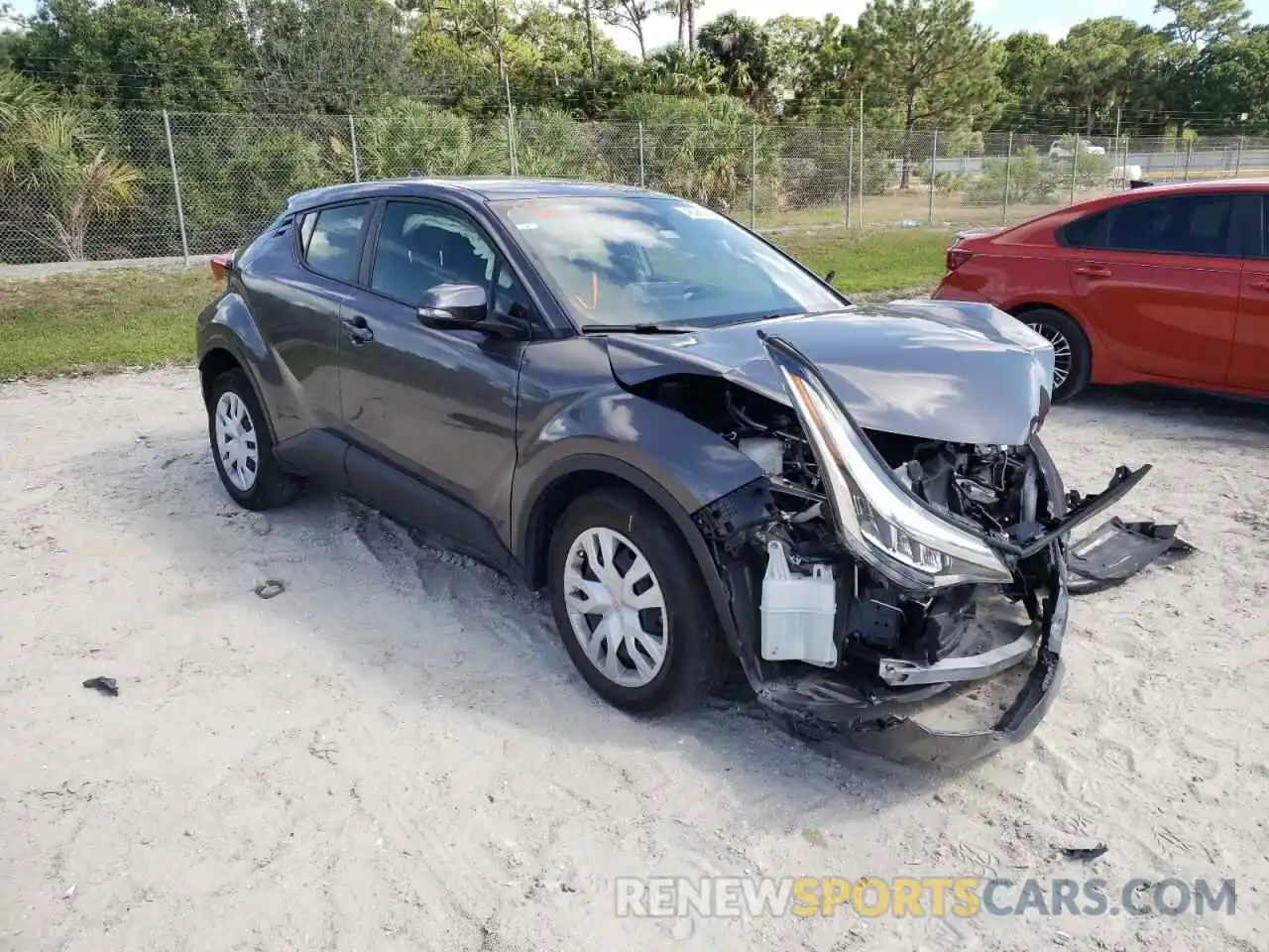 1 Photograph of a damaged car JTNKHMBX4L1089777 TOYOTA C-HR 2020