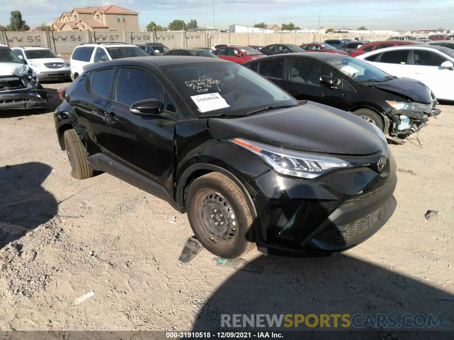 1 Photograph of a damaged car JTNKHMBX4L1090539 TOYOTA C-HR 2020