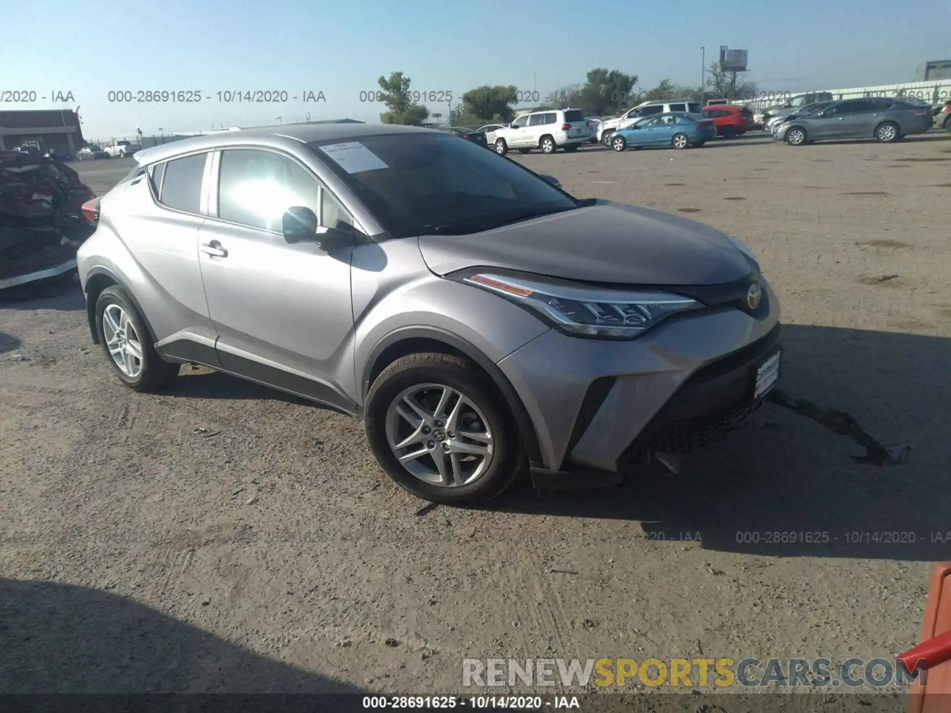 1 Photograph of a damaged car JTNKHMBX4L1091495 TOYOTA C-HR 2020