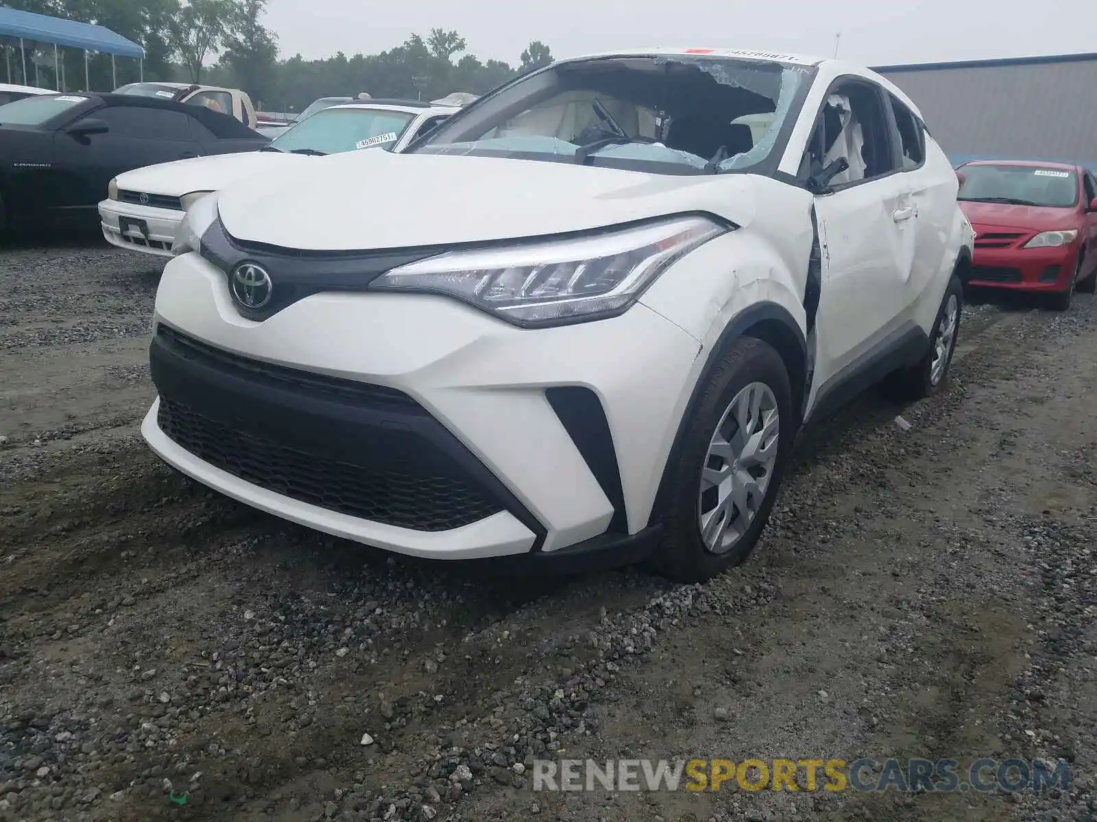 2 Photograph of a damaged car JTNKHMBX4L1092176 TOYOTA C-HR 2020