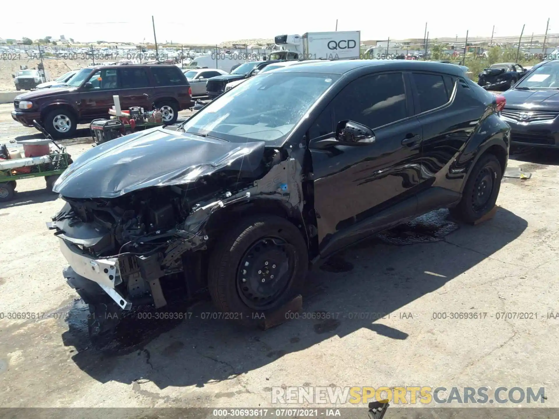 2 Фотография поврежденного автомобиля JTNKHMBX4L1092677 TOYOTA C-HR 2020