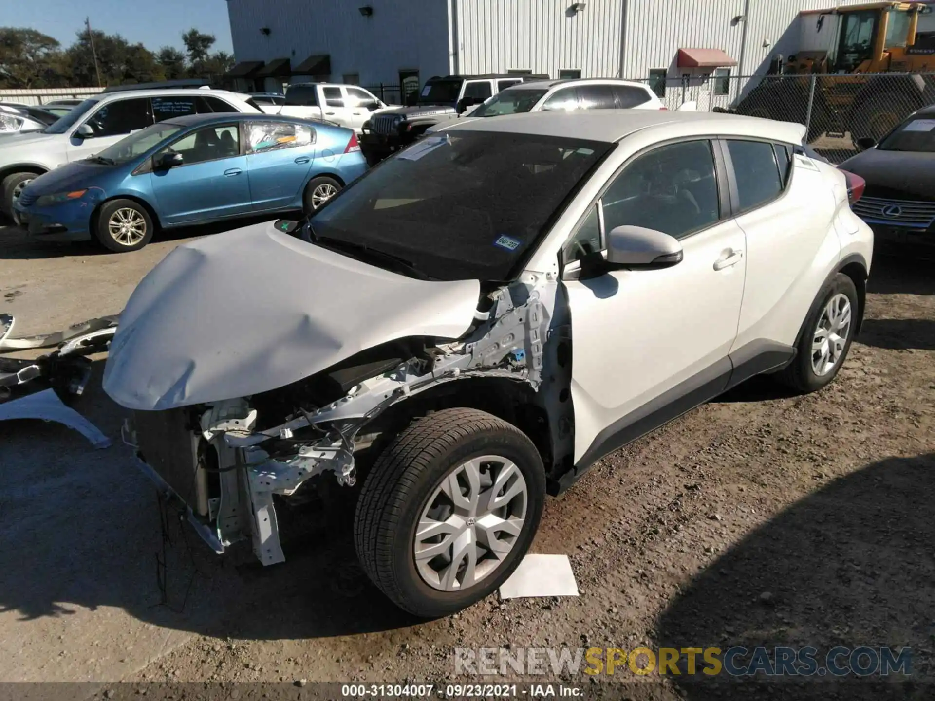 2 Photograph of a damaged car JTNKHMBX4L1092999 TOYOTA C-HR 2020