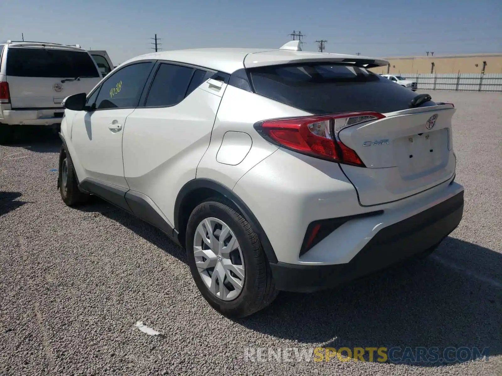 3 Photograph of a damaged car JTNKHMBX4L1093604 TOYOTA C-HR 2020