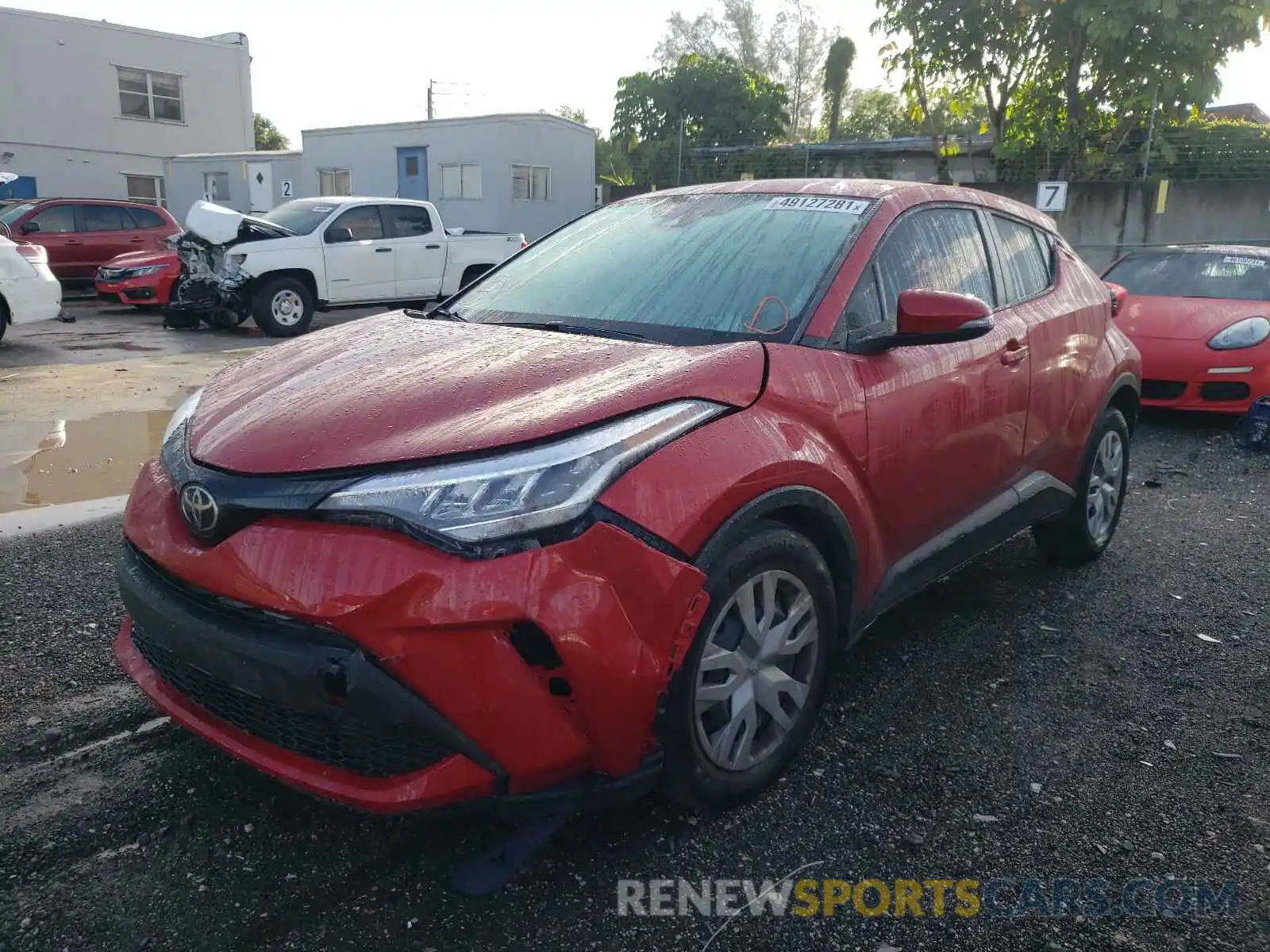 2 Photograph of a damaged car JTNKHMBX4L1093618 TOYOTA C-HR 2020