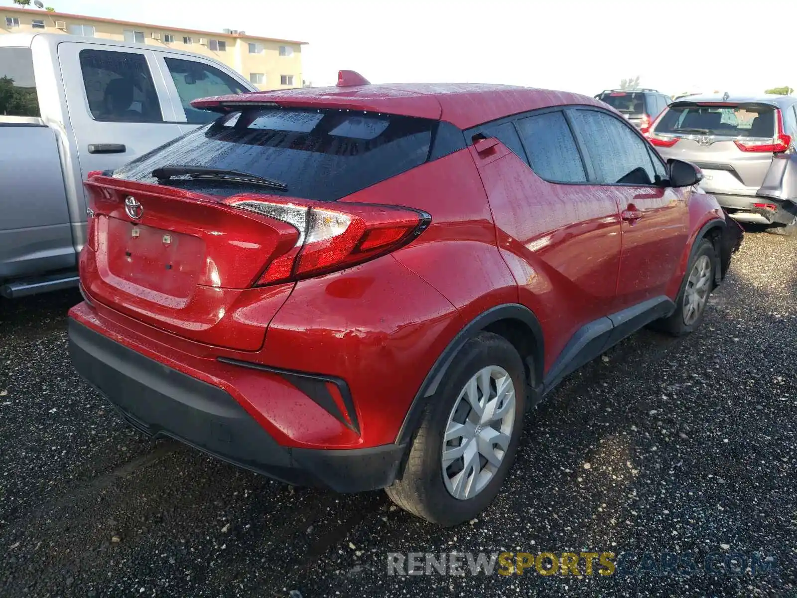 4 Photograph of a damaged car JTNKHMBX4L1093618 TOYOTA C-HR 2020