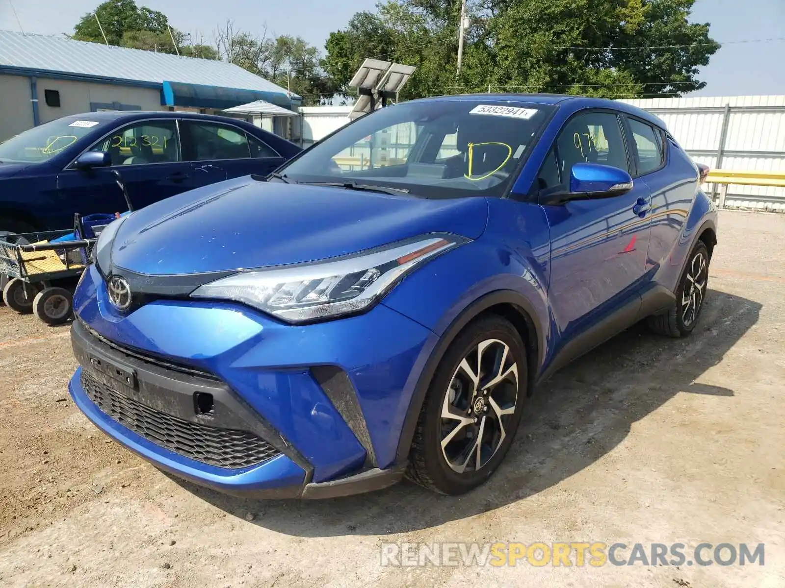 2 Photograph of a damaged car JTNKHMBX4L1093831 TOYOTA C-HR 2020