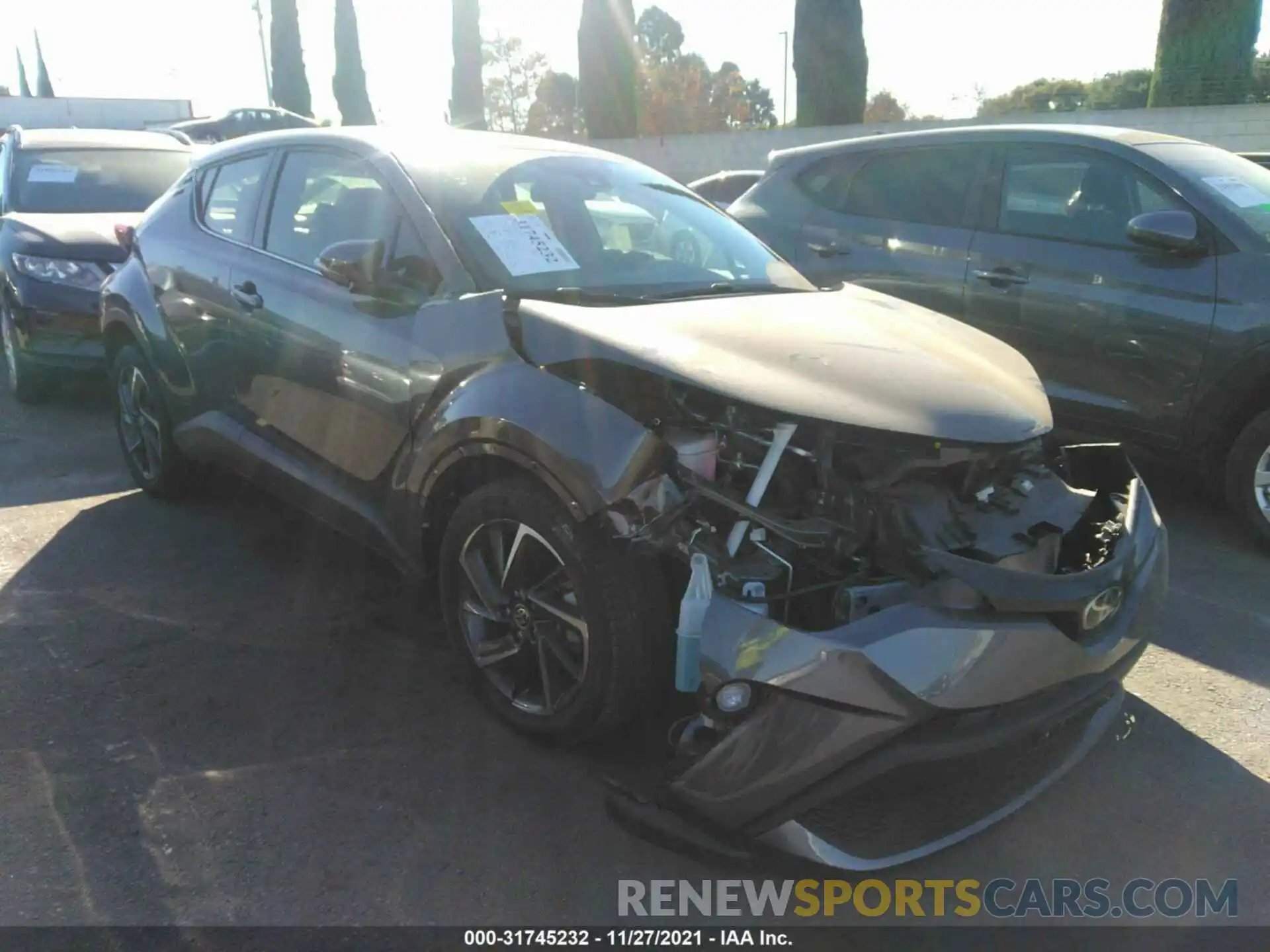 1 Photograph of a damaged car JTNKHMBX5L1061437 TOYOTA C-HR 2020