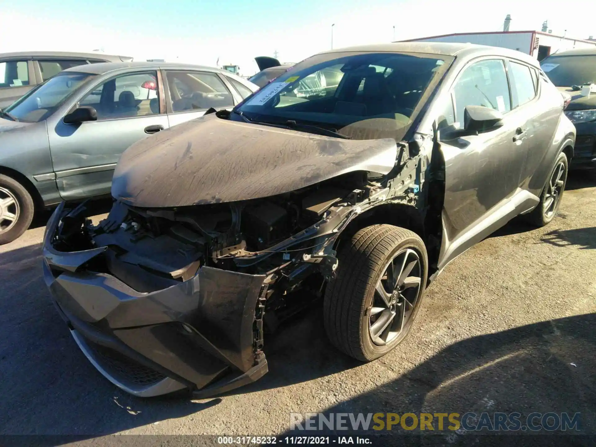 2 Photograph of a damaged car JTNKHMBX5L1061437 TOYOTA C-HR 2020