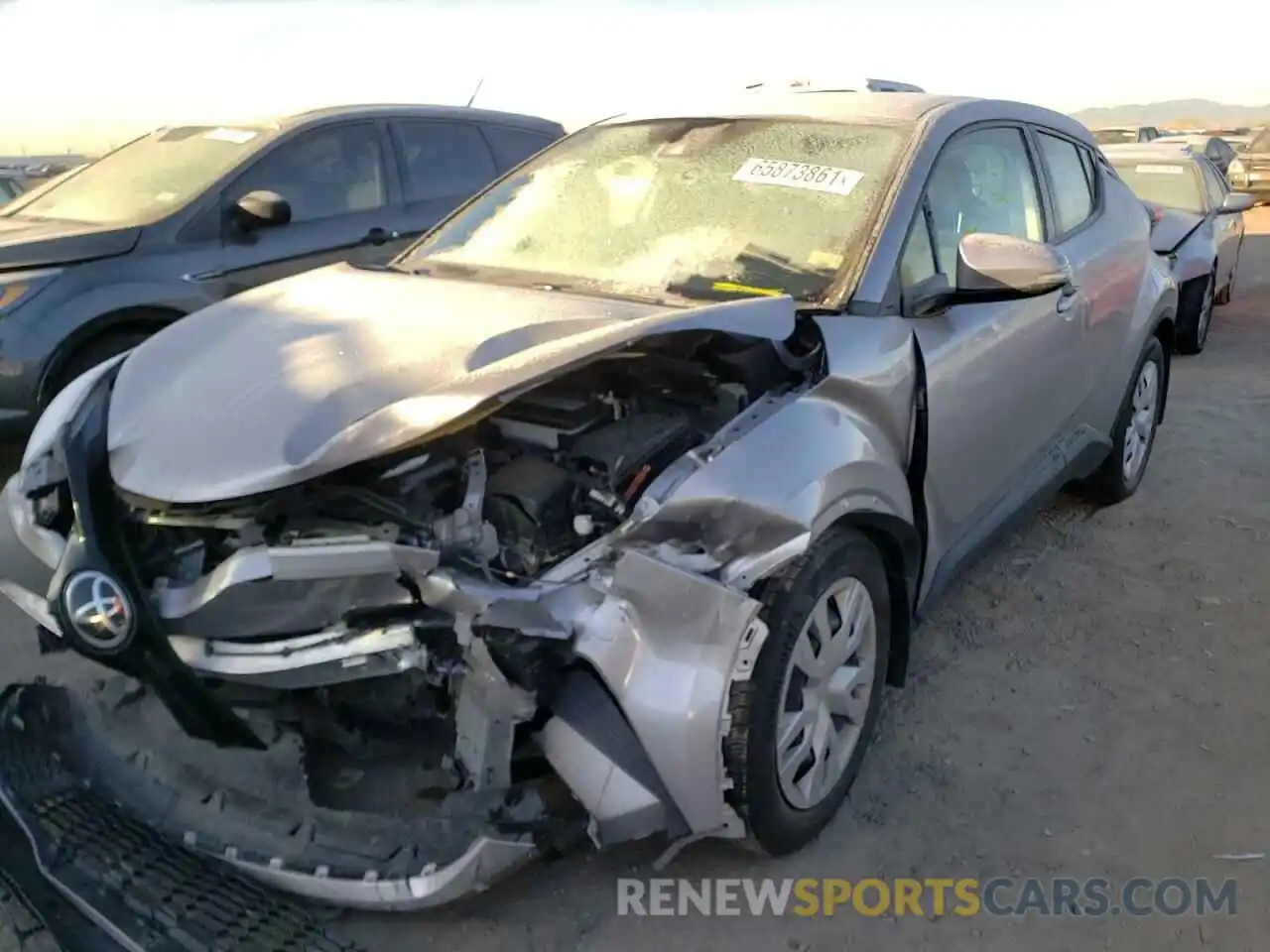 2 Photograph of a damaged car JTNKHMBX5L1064077 TOYOTA C-HR 2020