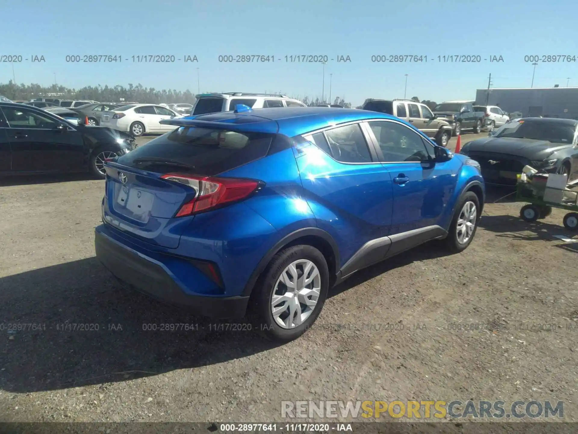 4 Фотография поврежденного автомобиля JTNKHMBX5L1067237 TOYOTA C-HR 2020