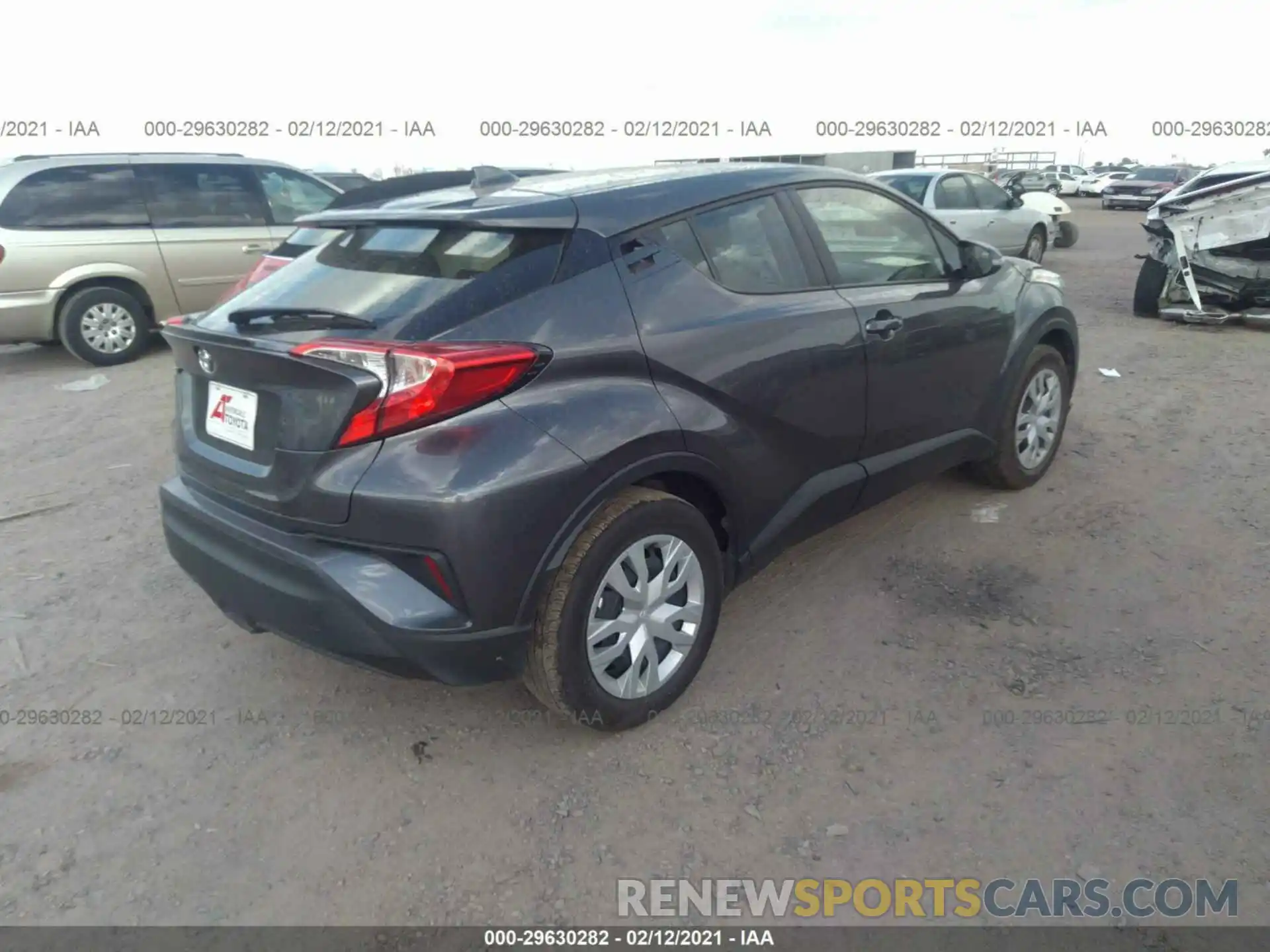 4 Photograph of a damaged car JTNKHMBX5L1067495 TOYOTA C-HR 2020