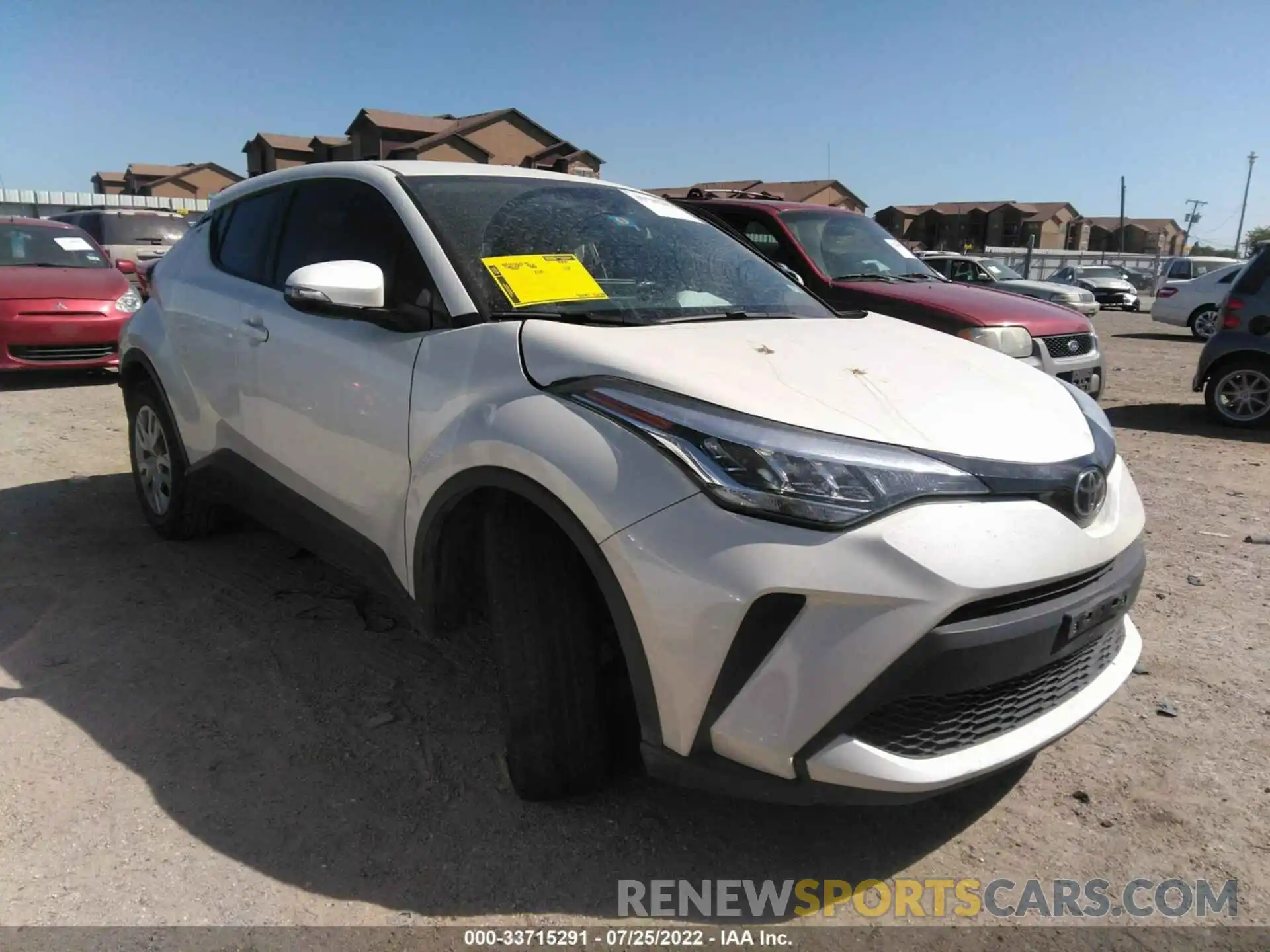 1 Photograph of a damaged car JTNKHMBX5L1070381 TOYOTA C-HR 2020