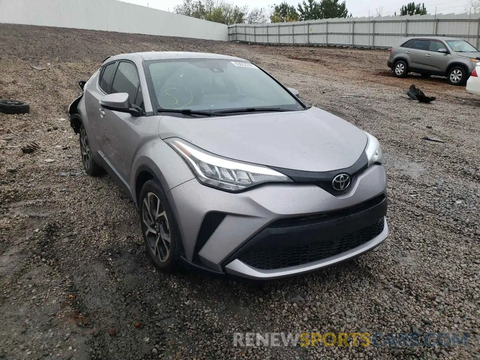 1 Photograph of a damaged car JTNKHMBX5L1071627 TOYOTA C-HR 2020