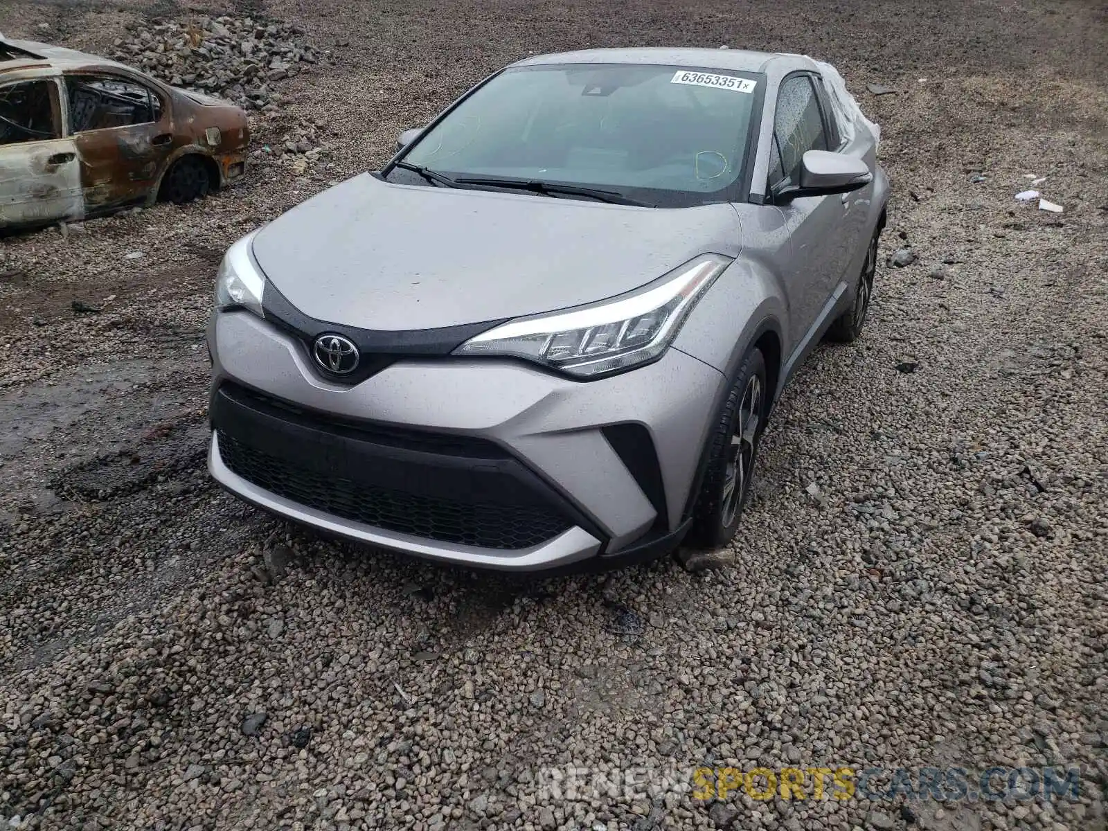 2 Photograph of a damaged car JTNKHMBX5L1071627 TOYOTA C-HR 2020