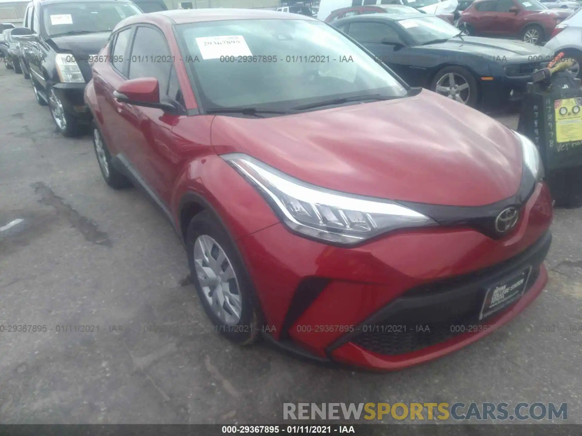 1 Photograph of a damaged car JTNKHMBX5L1072681 TOYOTA C-HR 2020