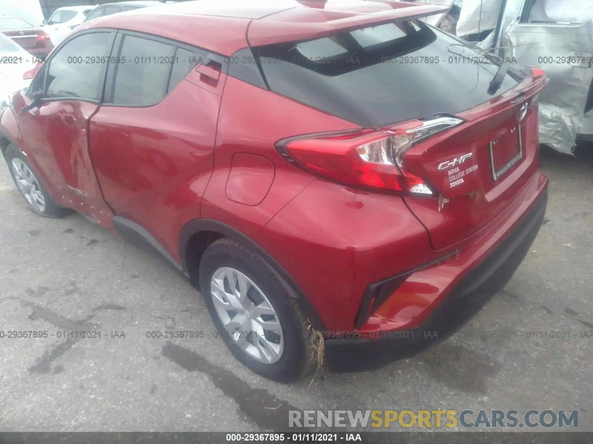 3 Photograph of a damaged car JTNKHMBX5L1072681 TOYOTA C-HR 2020