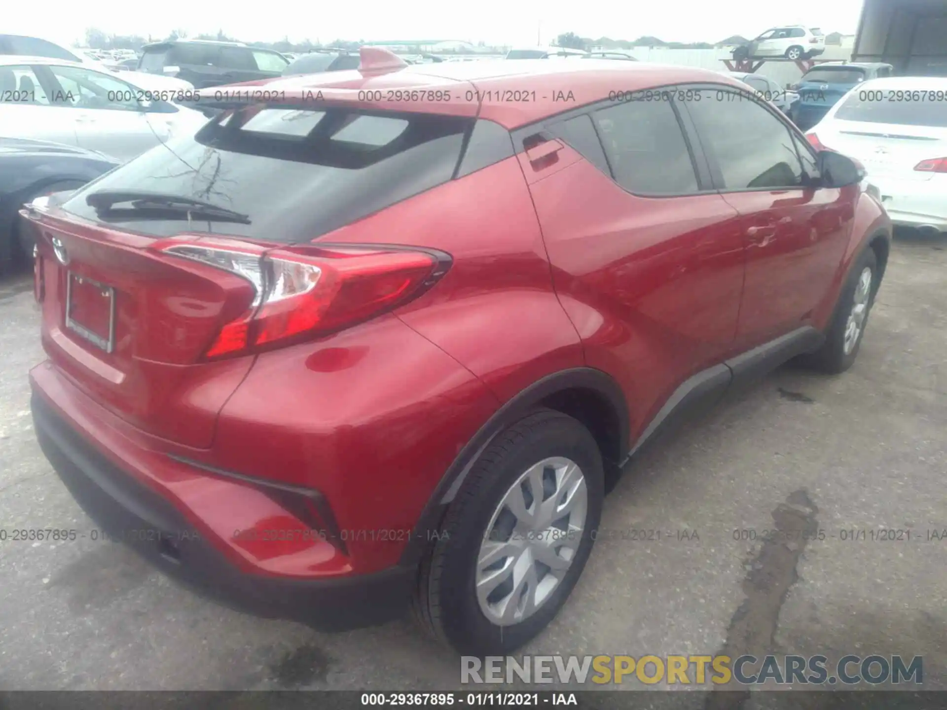 4 Photograph of a damaged car JTNKHMBX5L1072681 TOYOTA C-HR 2020