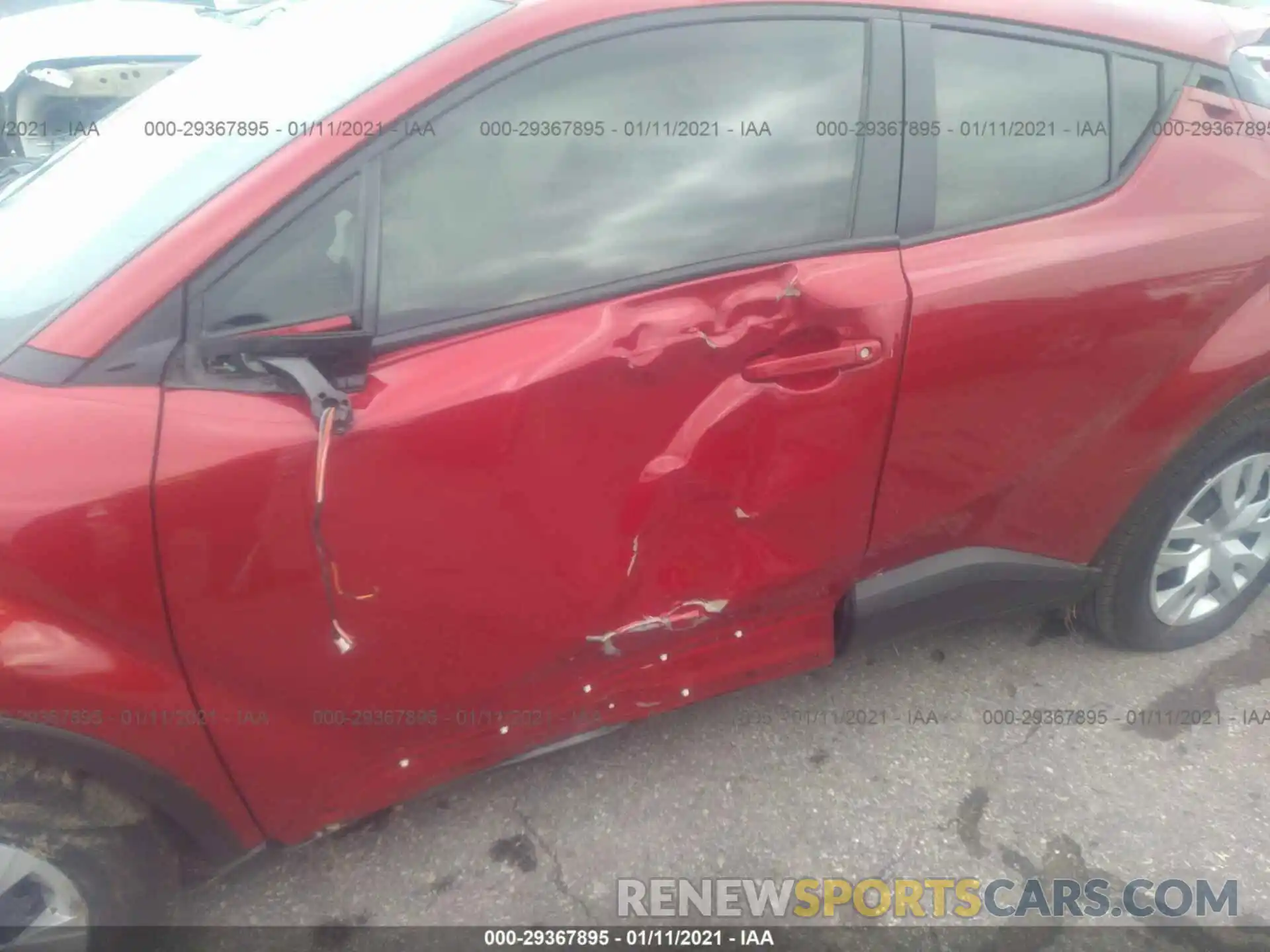 6 Photograph of a damaged car JTNKHMBX5L1072681 TOYOTA C-HR 2020