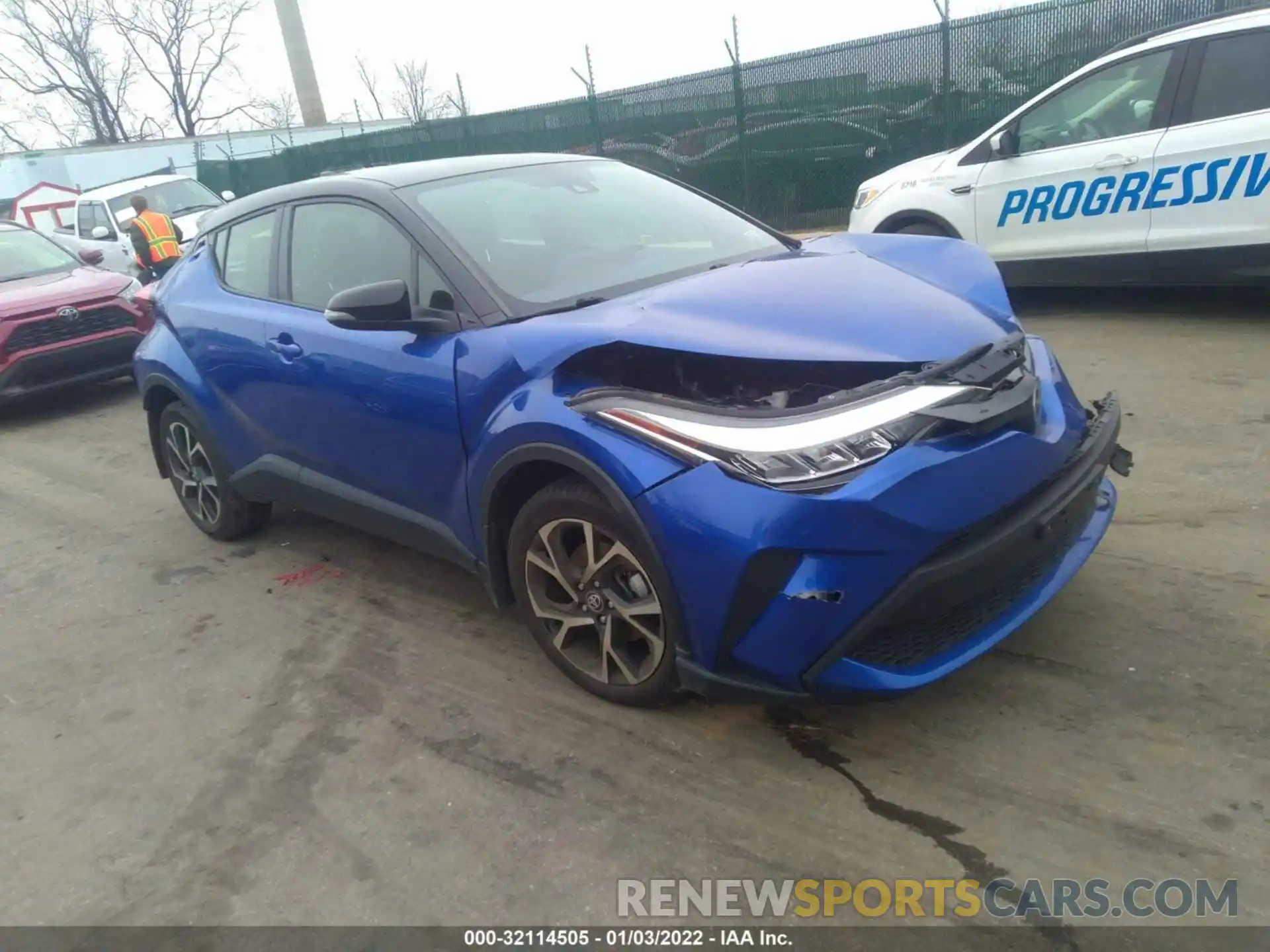 1 Фотография поврежденного автомобиля JTNKHMBX5L1073507 TOYOTA C-HR 2020