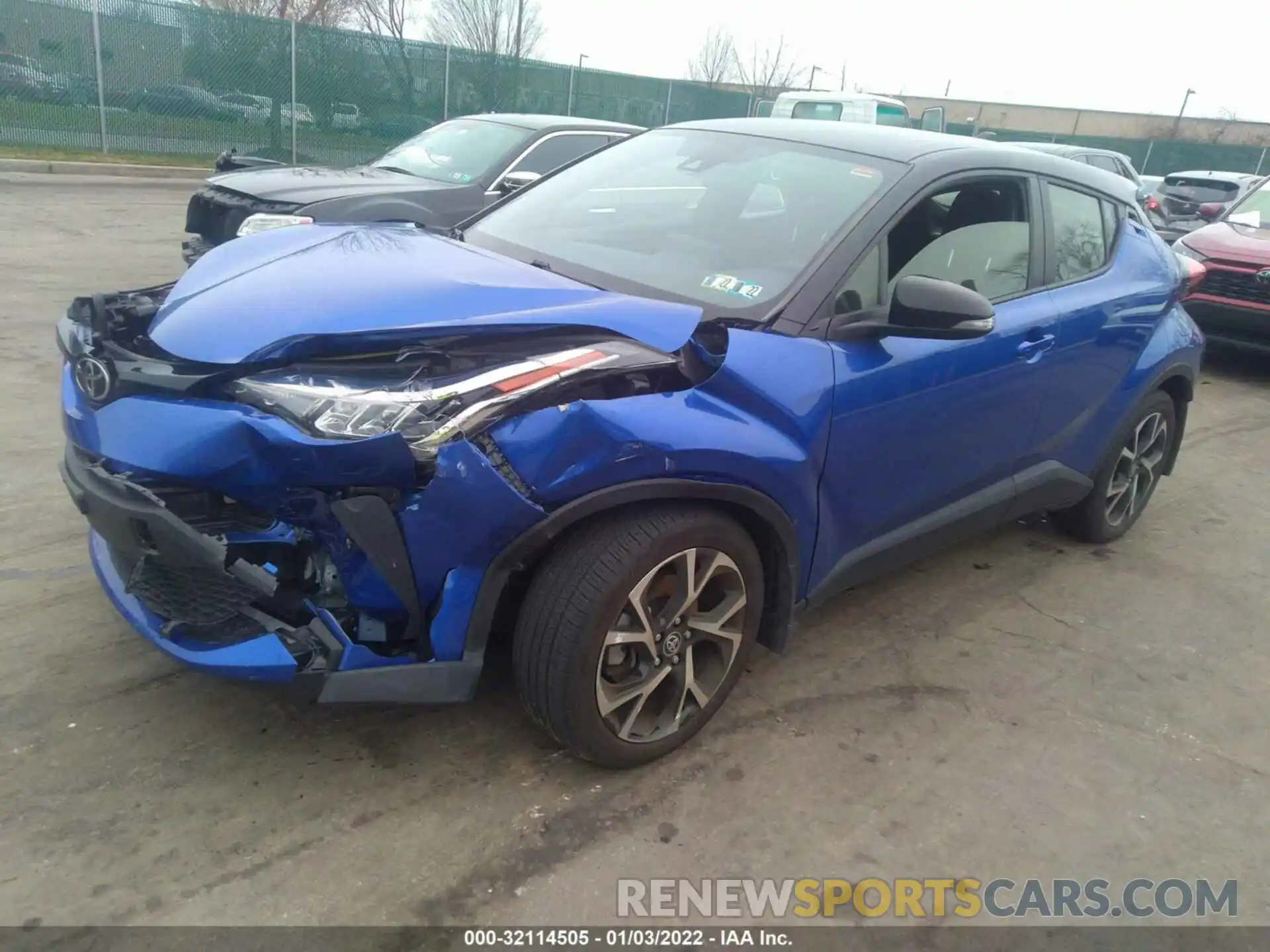 2 Фотография поврежденного автомобиля JTNKHMBX5L1073507 TOYOTA C-HR 2020