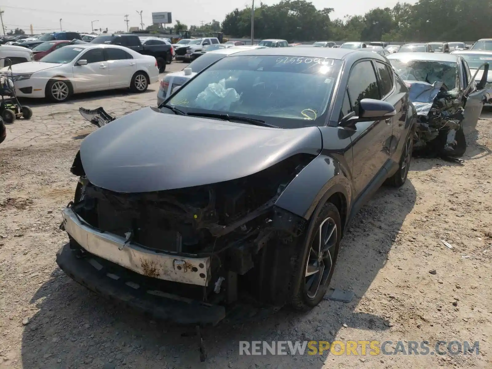 2 Photograph of a damaged car JTNKHMBX5L1074771 TOYOTA C-HR 2020