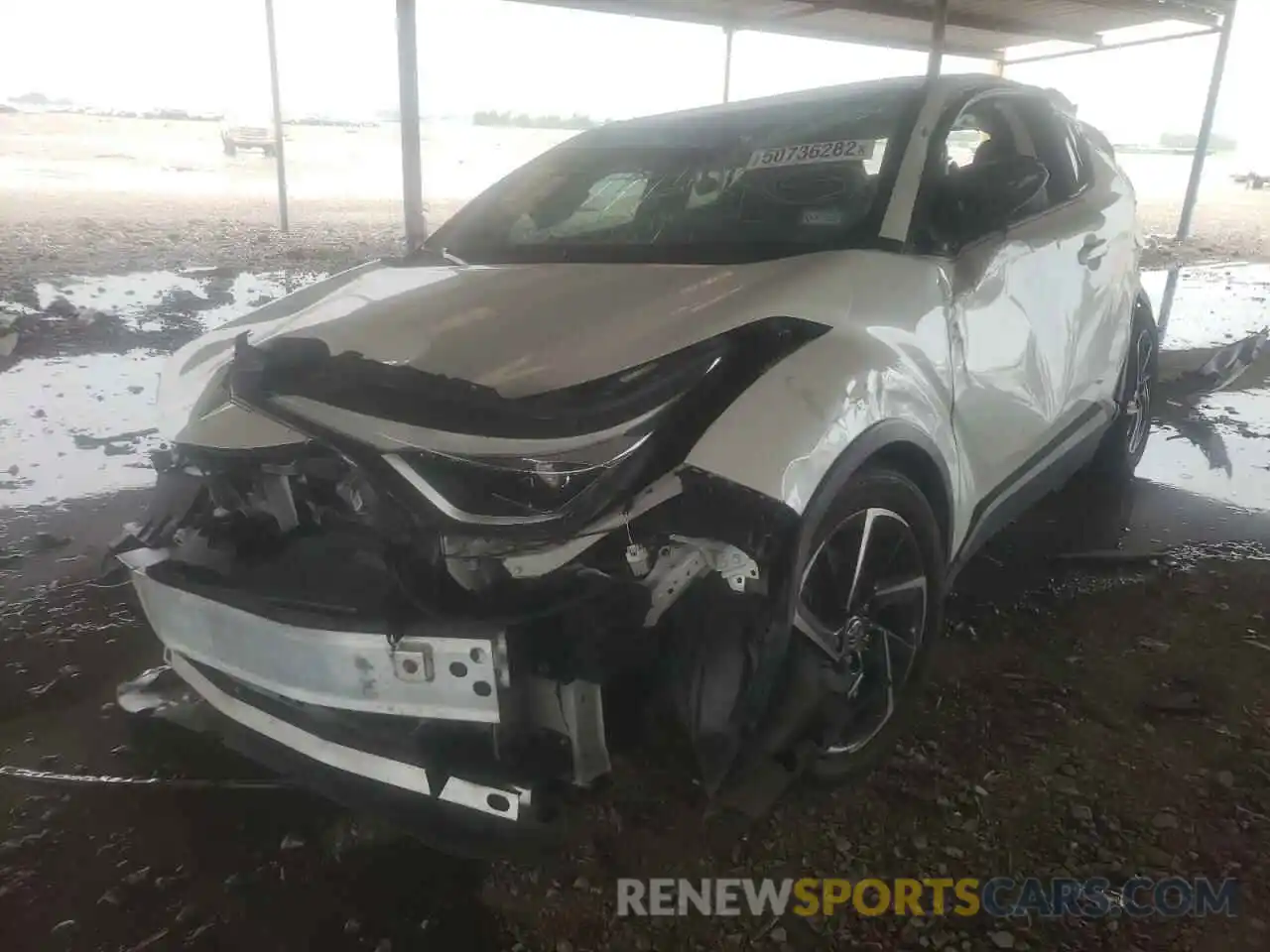 2 Photograph of a damaged car JTNKHMBX5L1076424 TOYOTA C-HR 2020