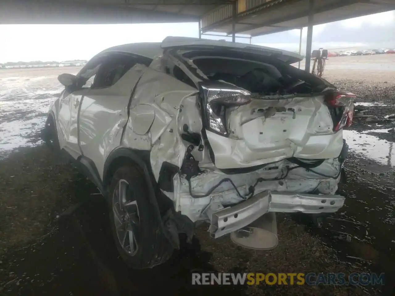 3 Photograph of a damaged car JTNKHMBX5L1076424 TOYOTA C-HR 2020