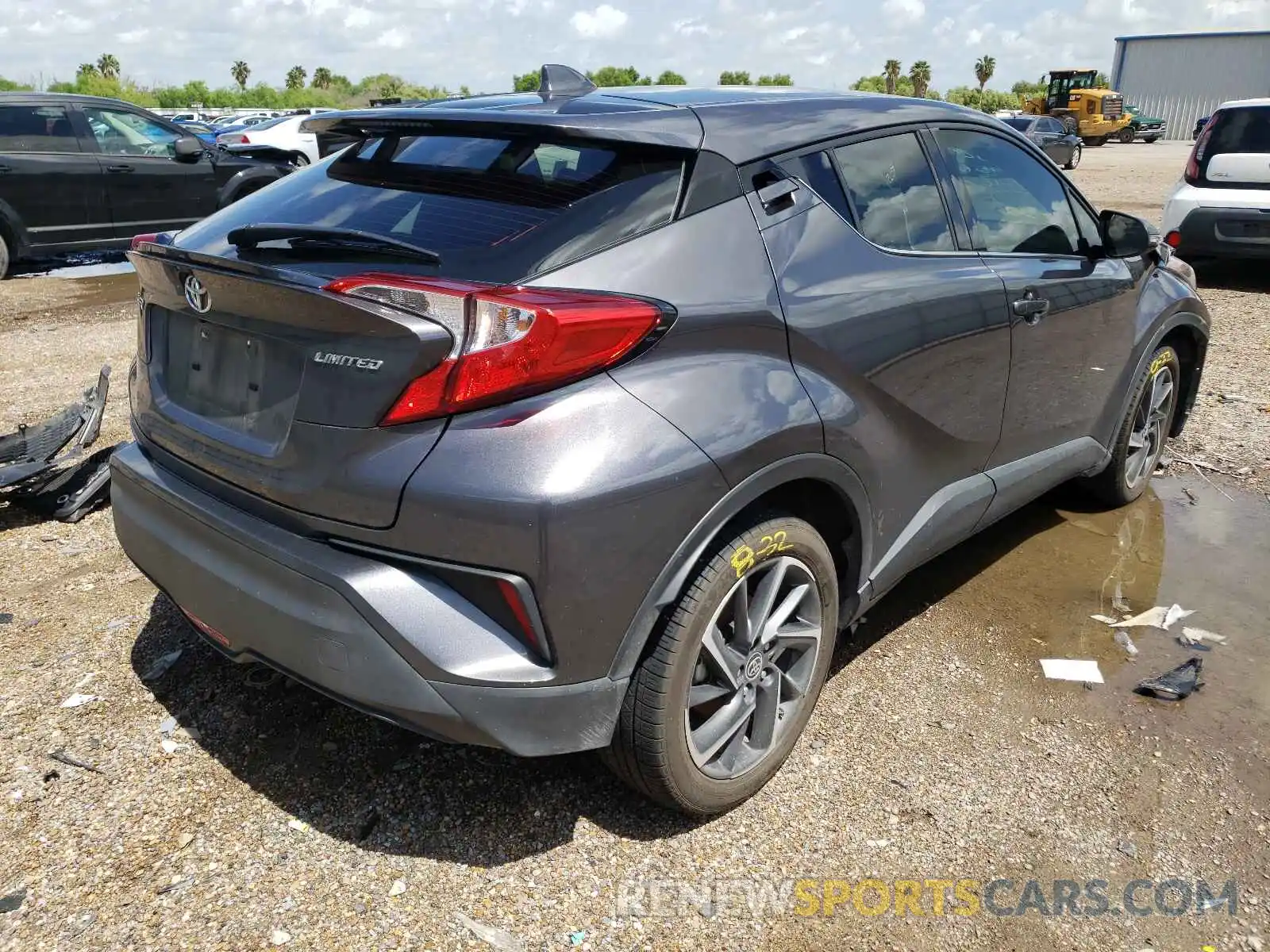 4 Photograph of a damaged car JTNKHMBX5L1076956 TOYOTA C-HR 2020