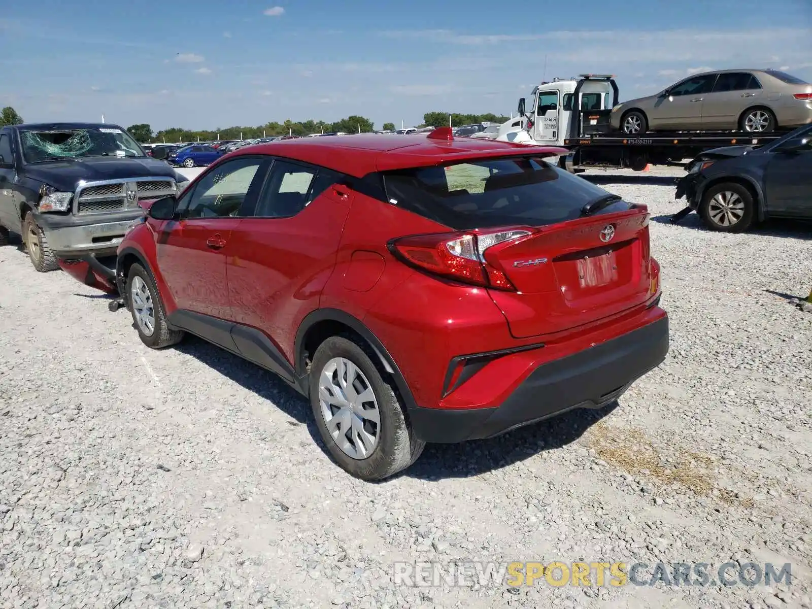 3 Photograph of a damaged car JTNKHMBX5L1077721 TOYOTA C-HR 2020